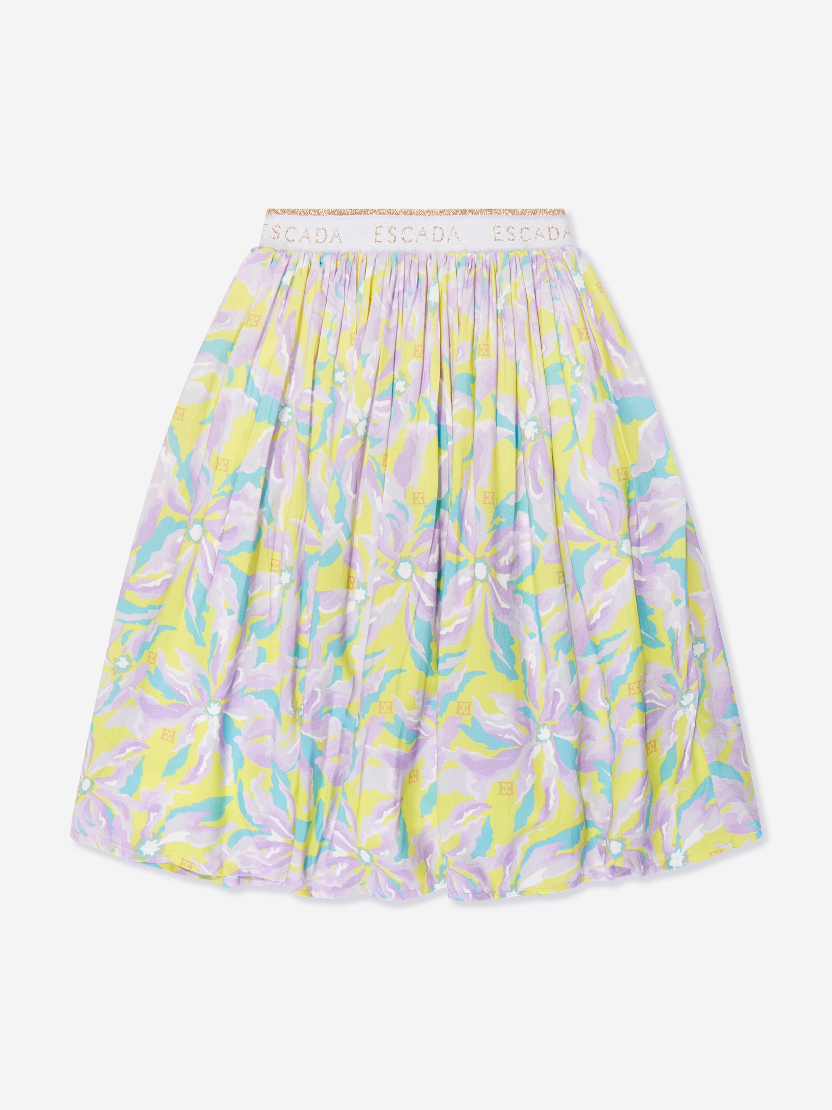 Escada Girls Floral Skirt in Multicolour