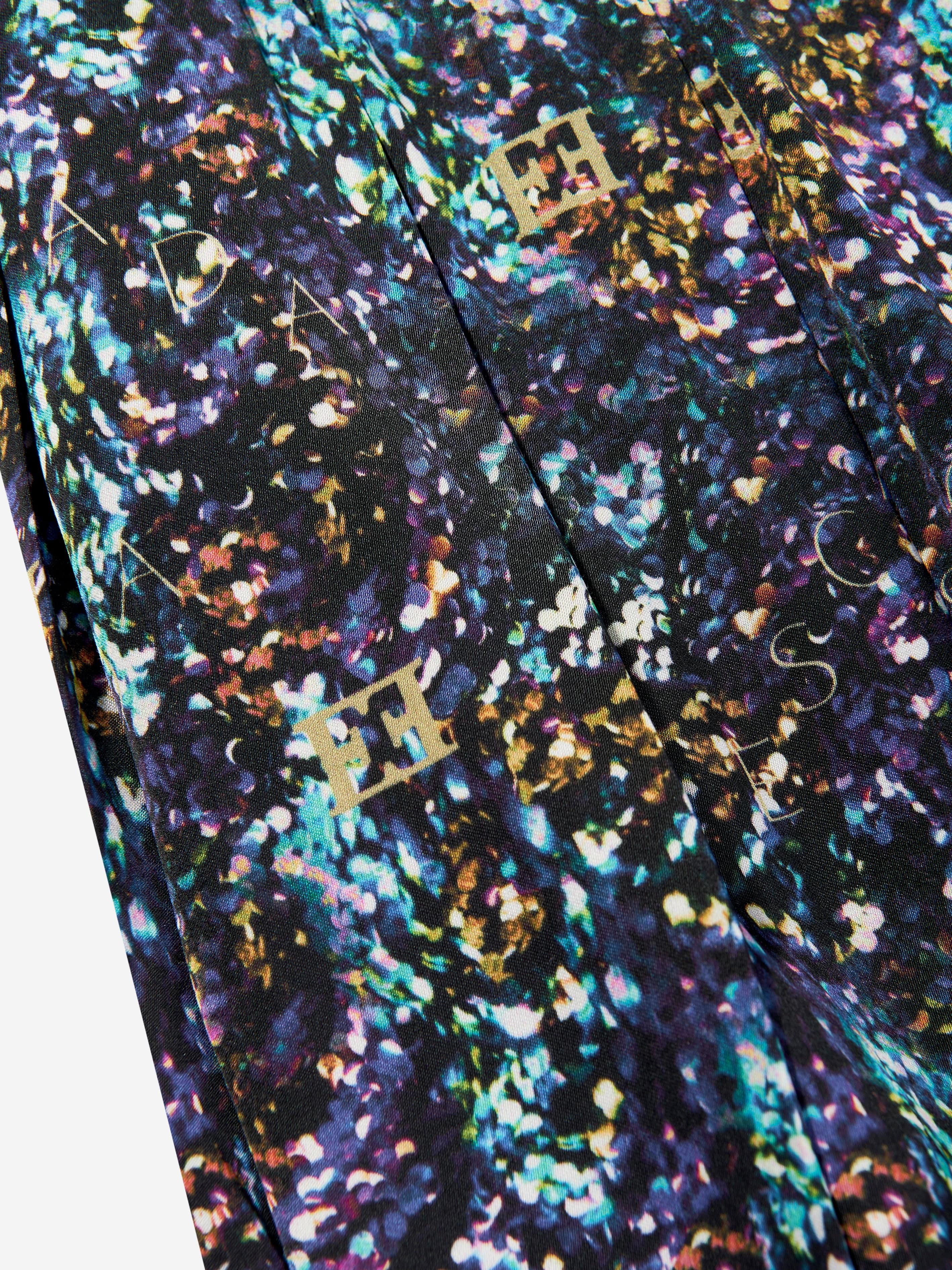 Escada Girls Printed Skirt in Navy