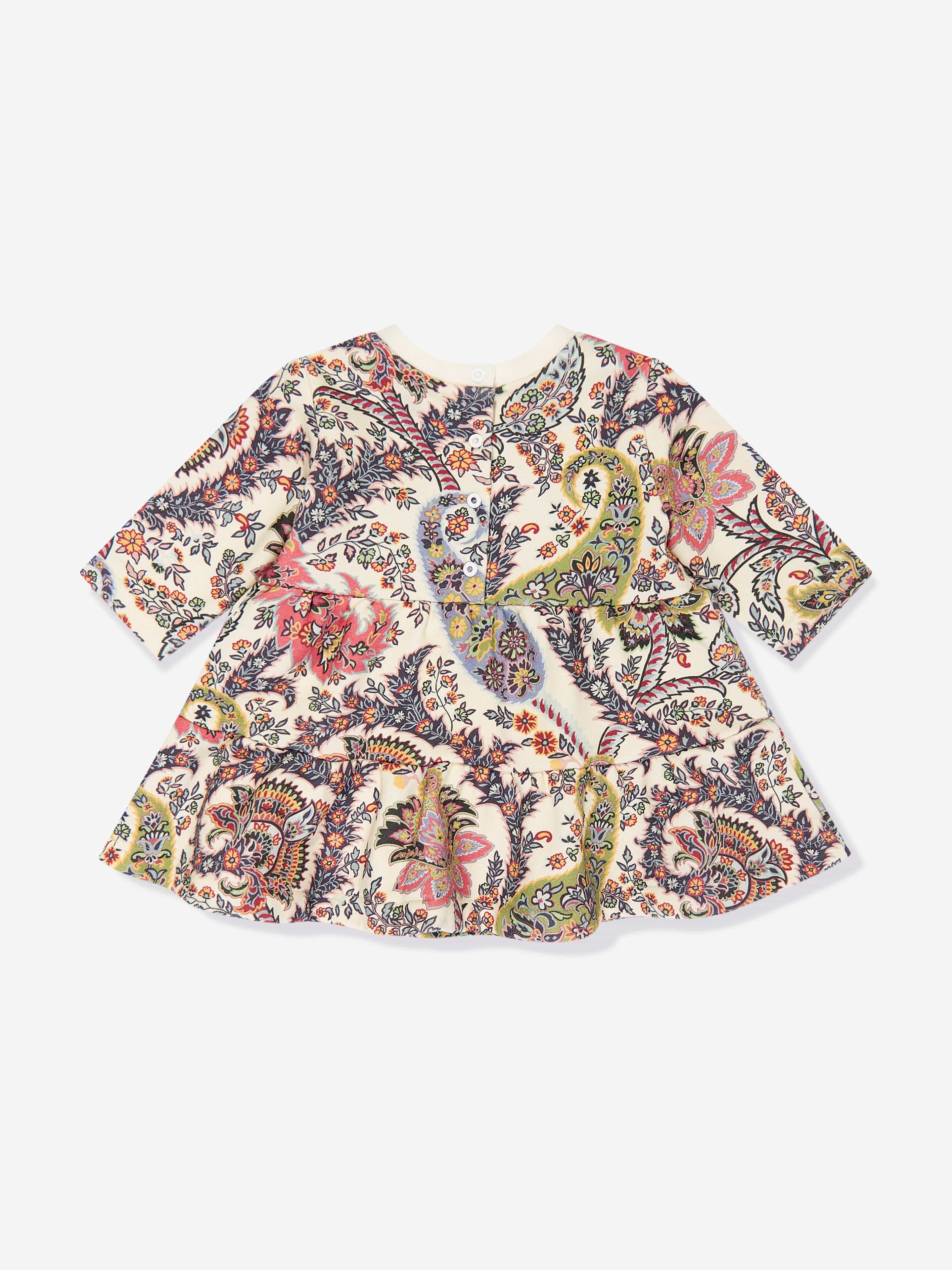 Etro Baby Girls Paisley Print Dress in Multicolour