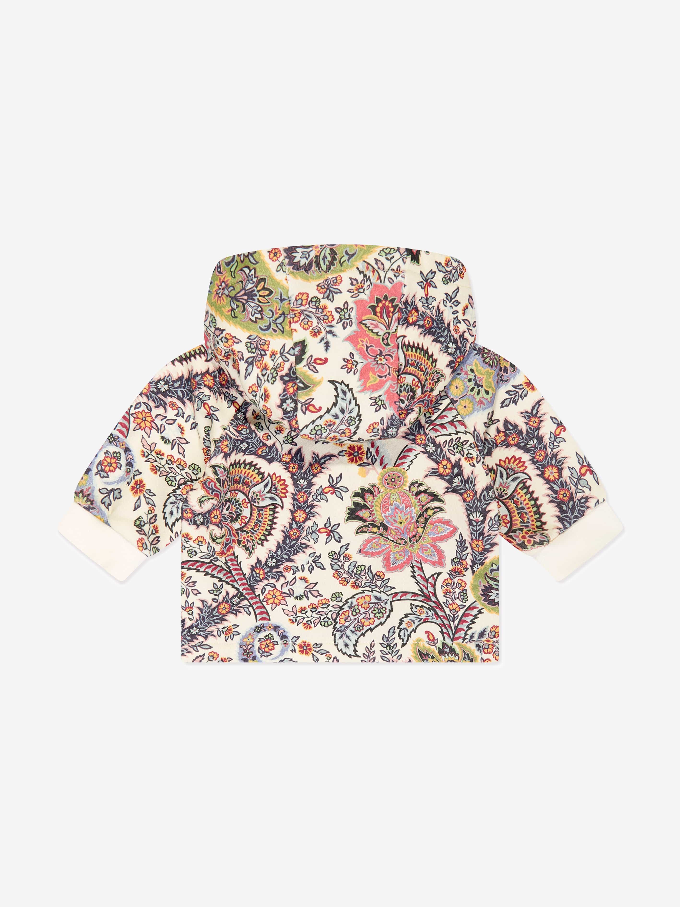 Etro Baby Girls Paisley Zip Up Top in Multicolour