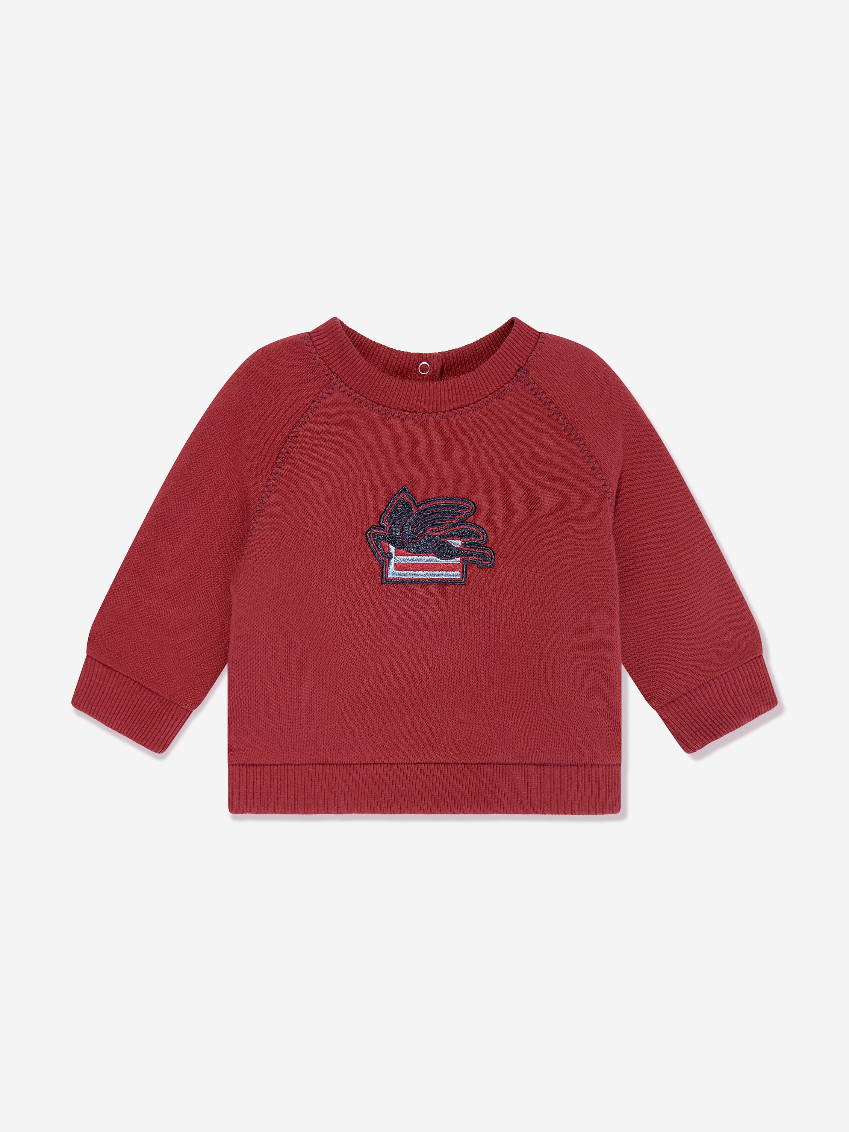 Etro Baby Boys Pegaso Logo Sweatshirt in Red