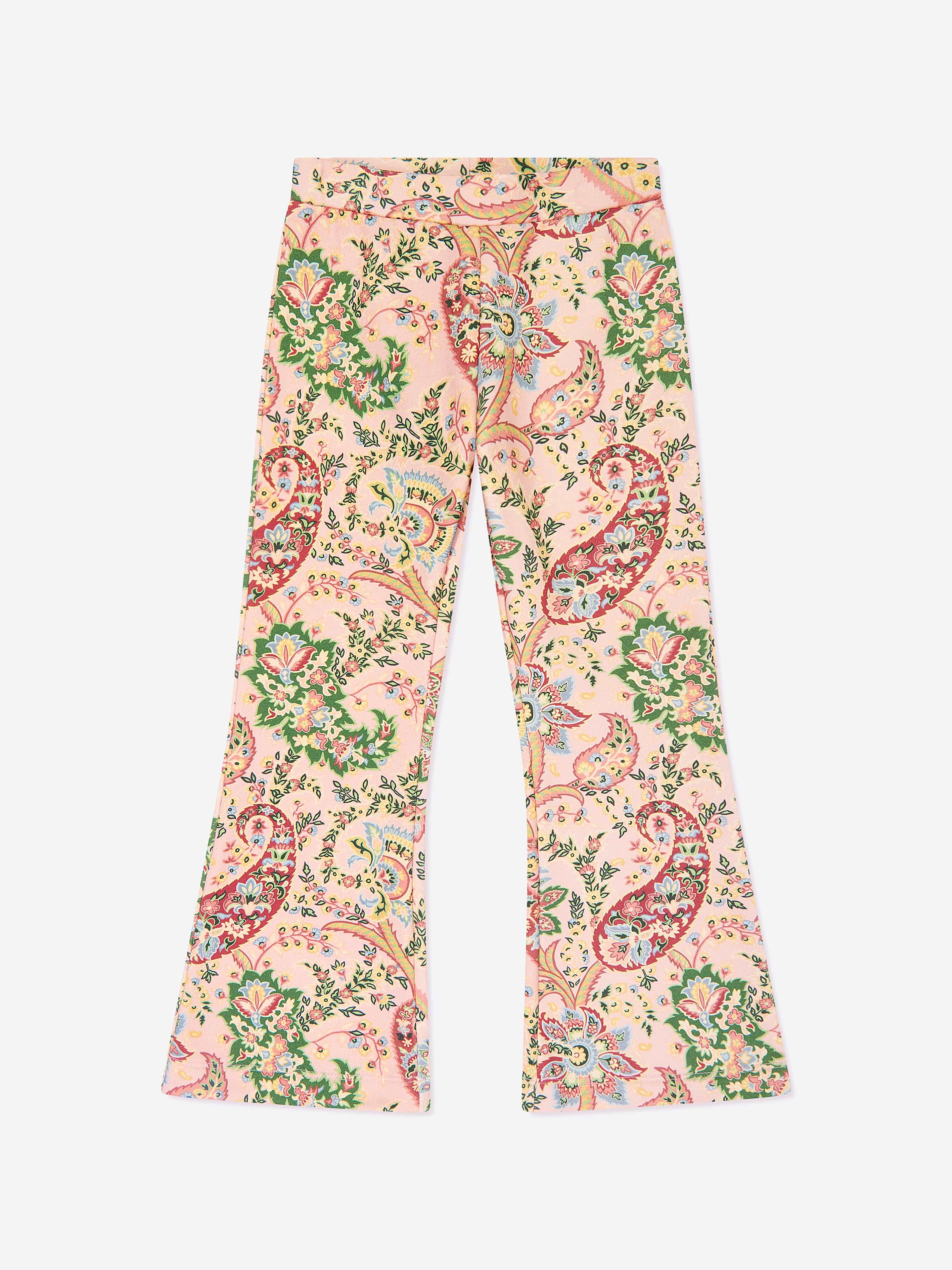 Etro Girls Paisley Print Joggers in Multicolour