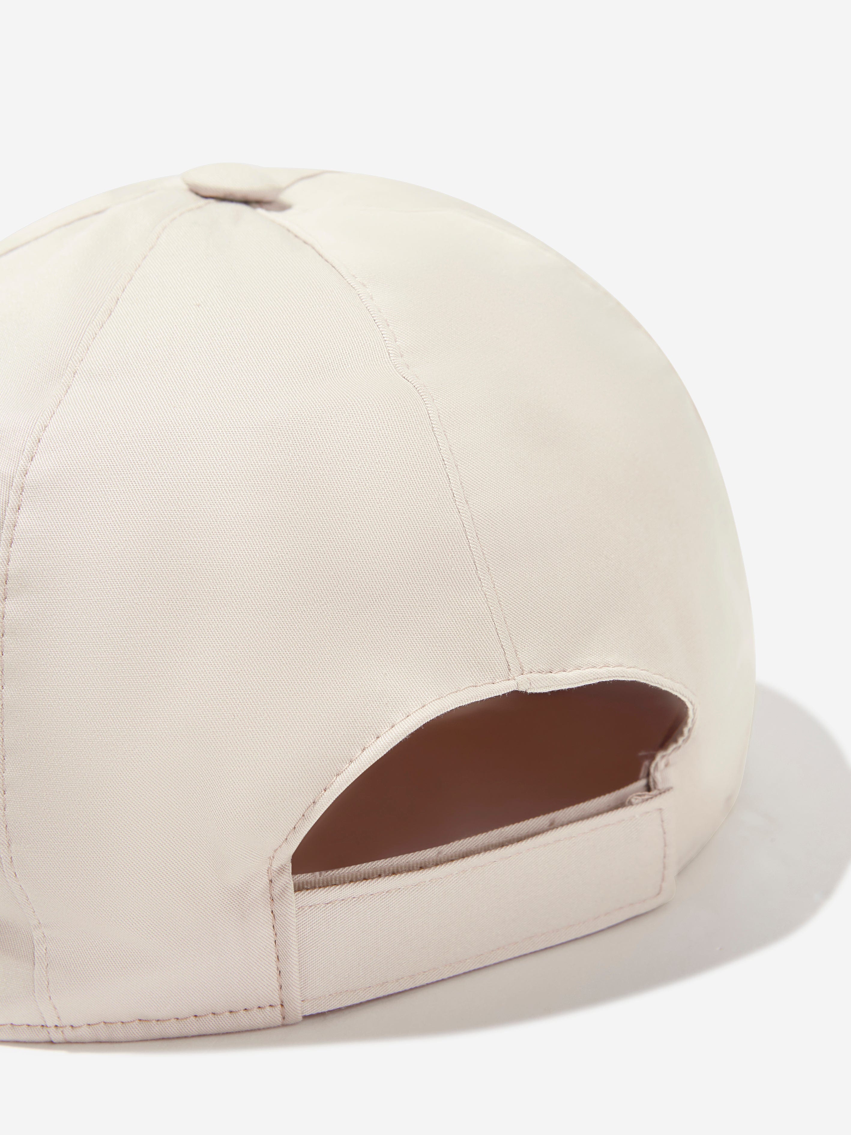 Etro Boys Crest Logo Cap in Beige