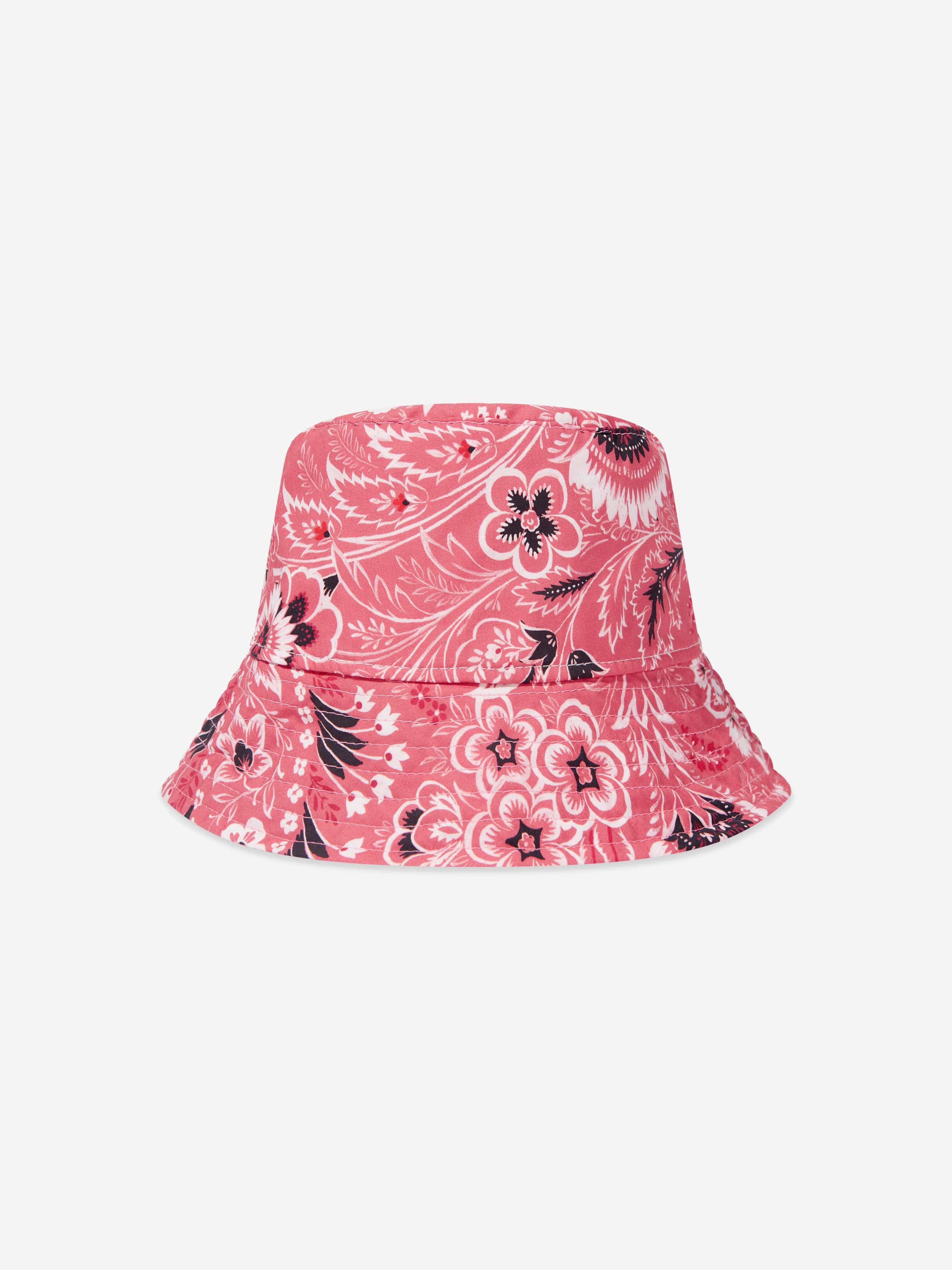 Etro Kids Floral Paisley Hat in Pink