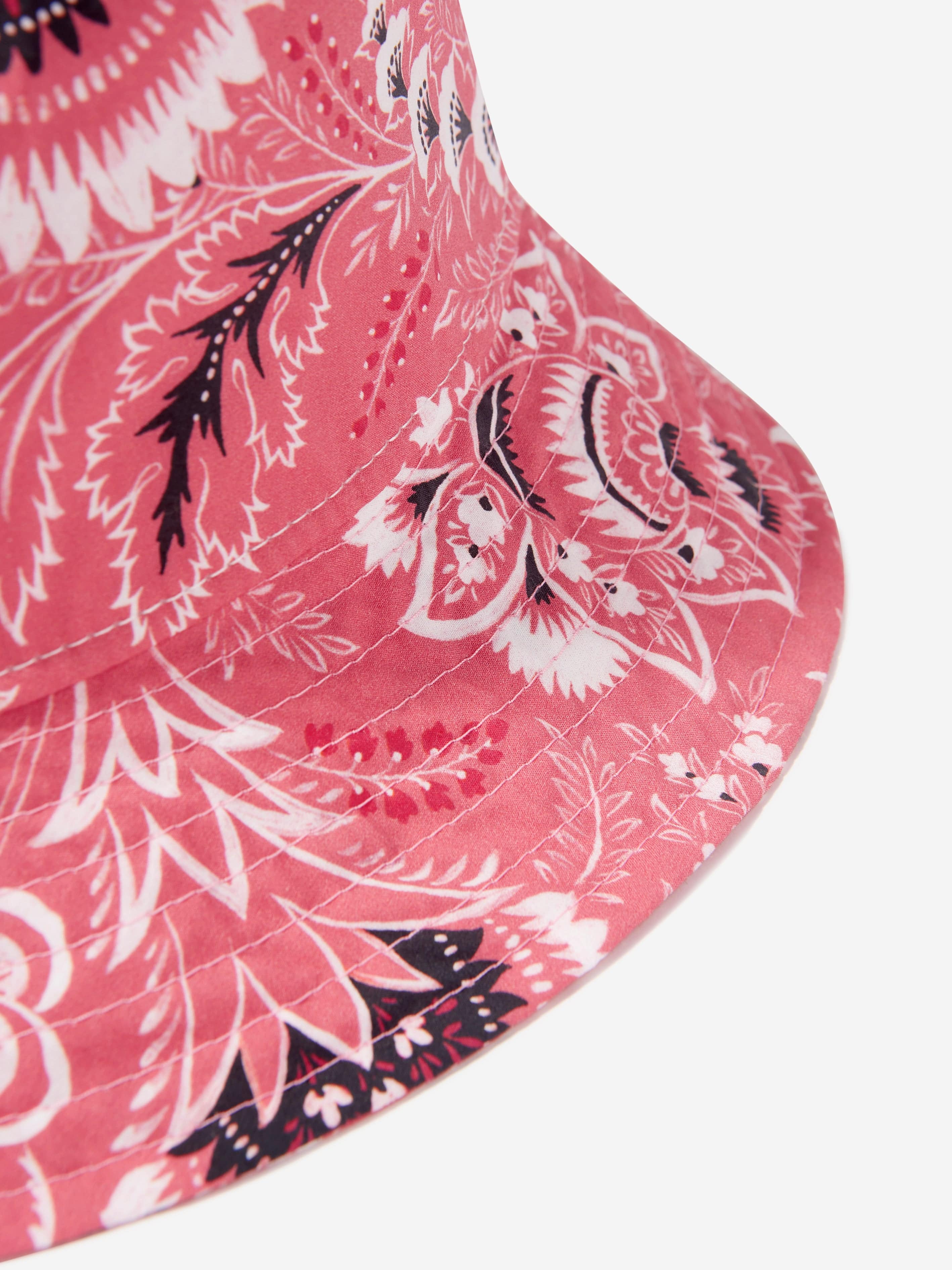 Etro Kids Floral Paisley Hat in Pink