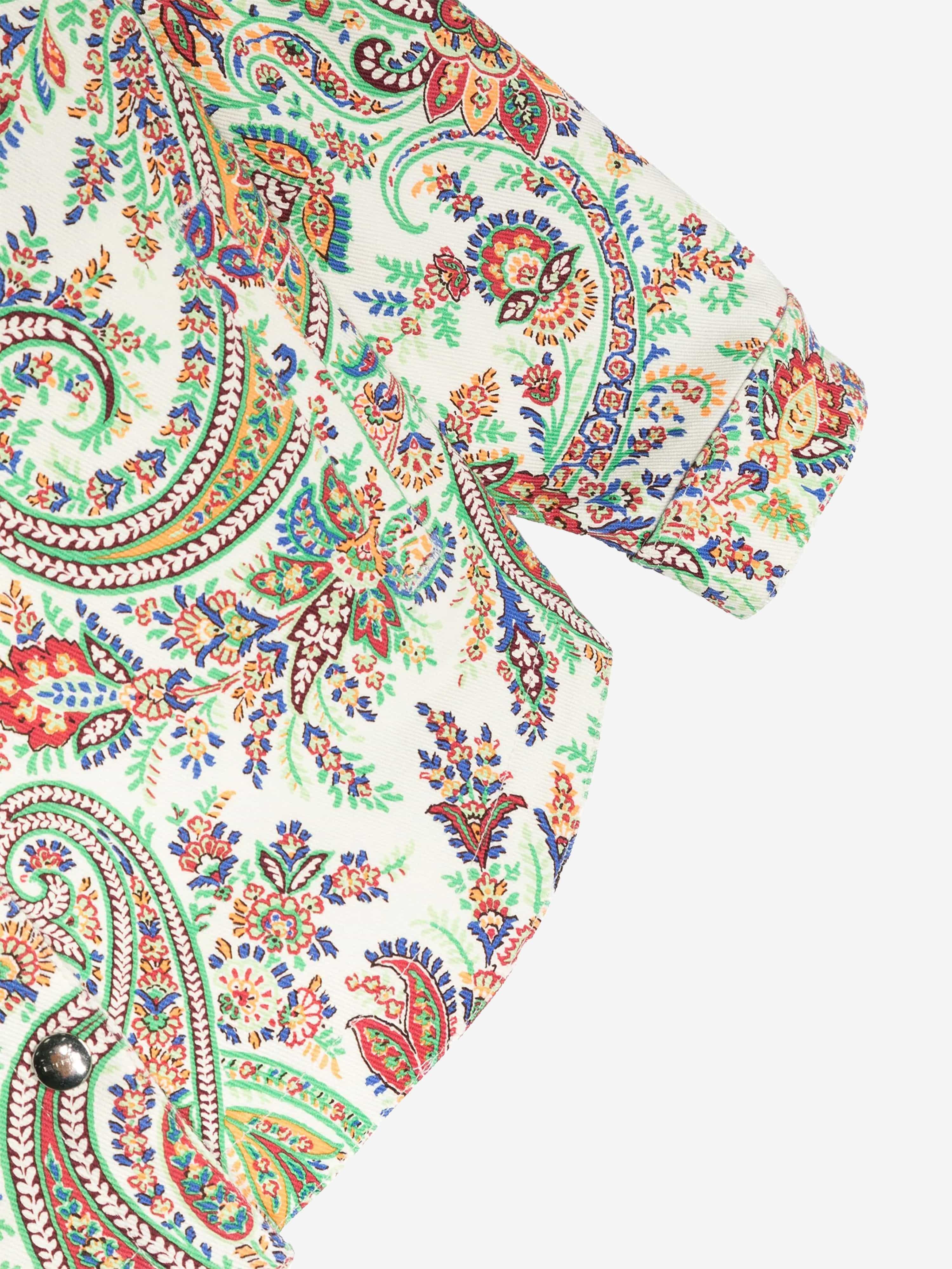 Etro Girls Floral Paisley Jacket in Multicolour