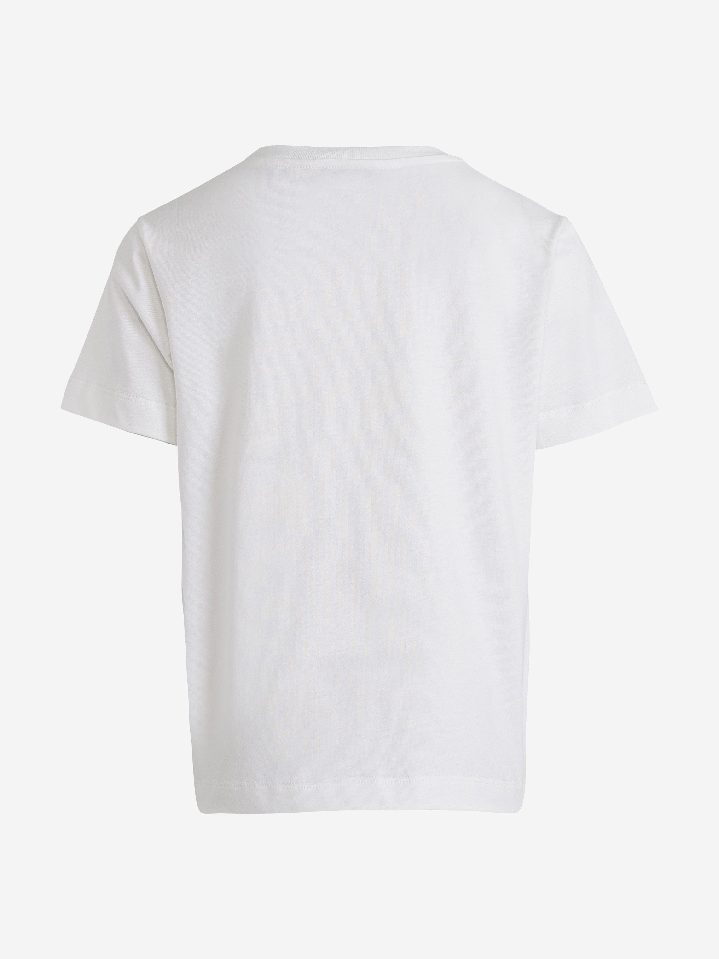 Etro Boys Striped Logo T-Shirt in Ivory