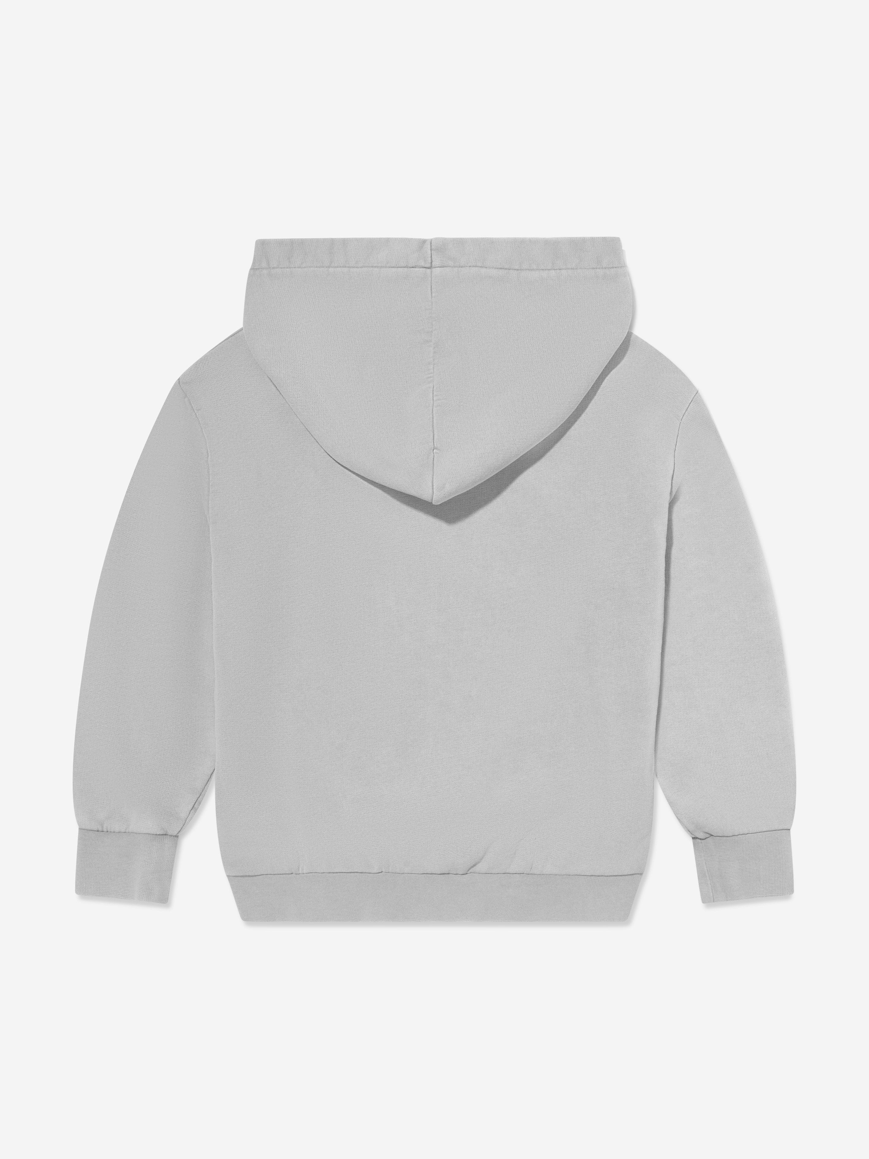 Etro Kids Patchwork Applique Hoodie in Grey