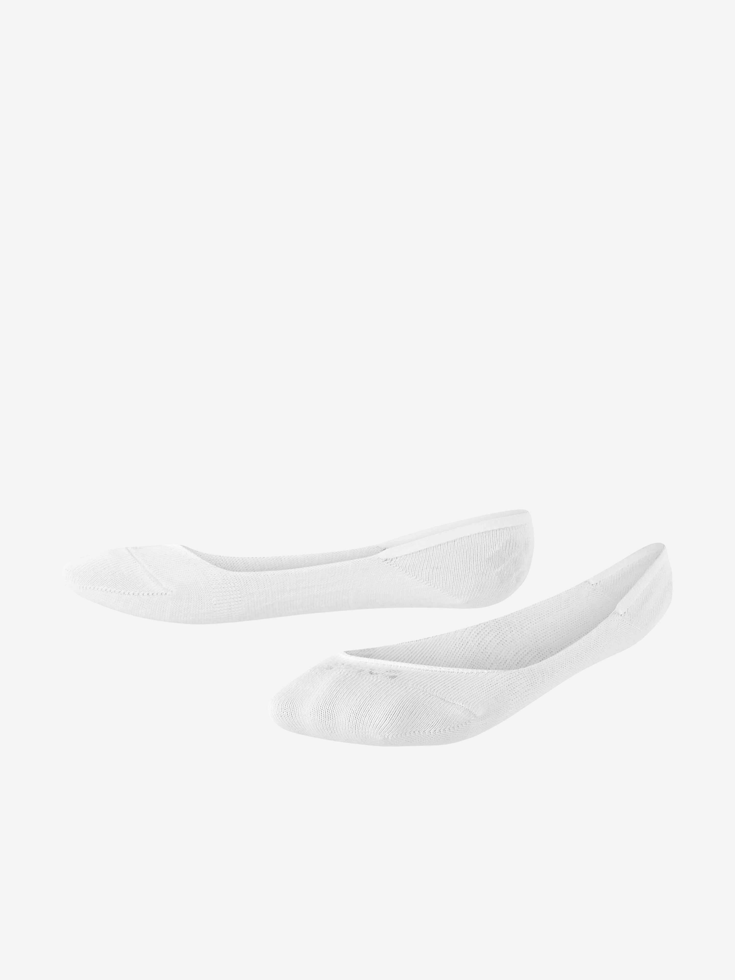 Falke Girls Ballerina No Show Socks in White