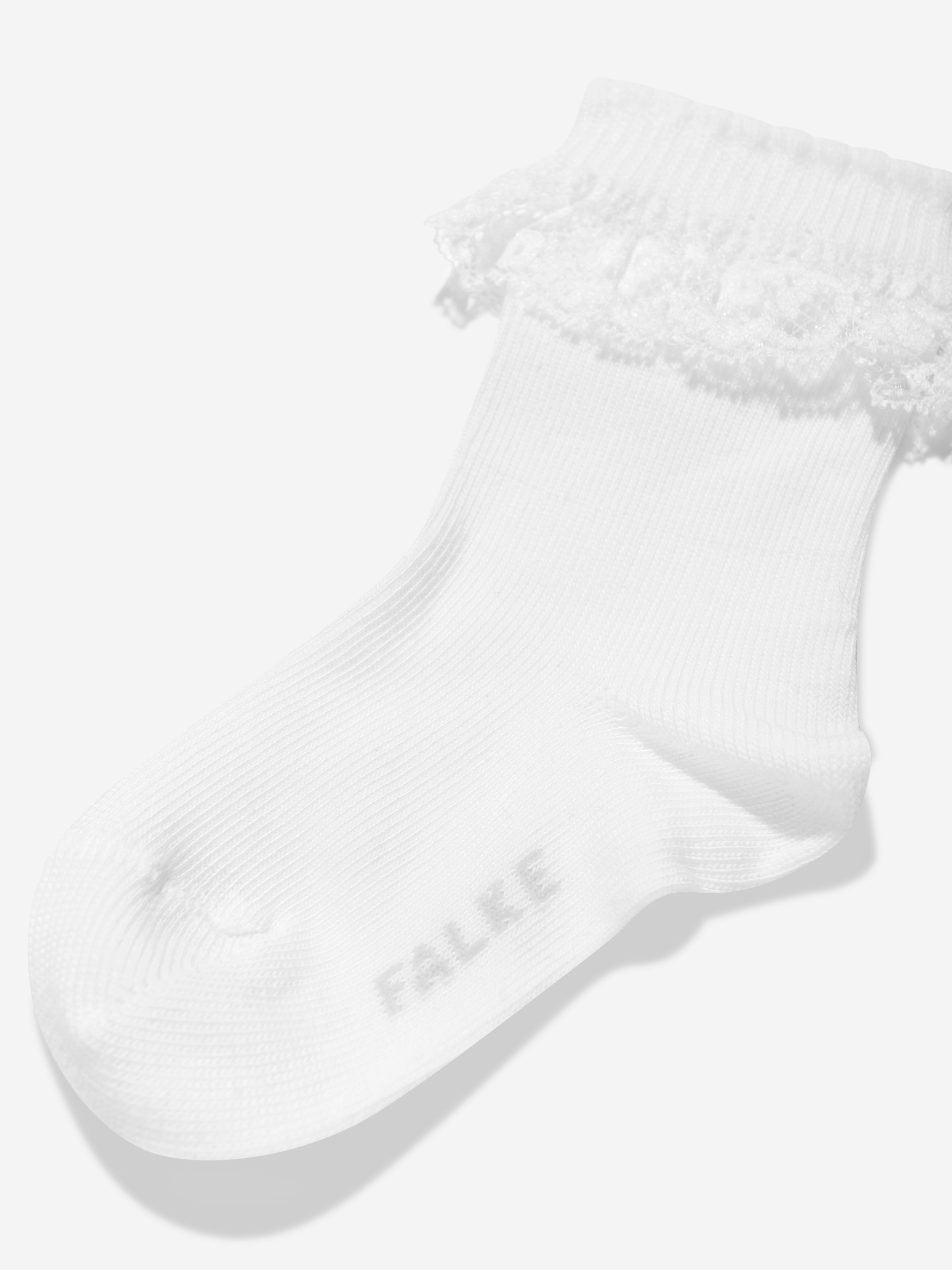 Falke Baby Girls Romantic Lace Socks in White