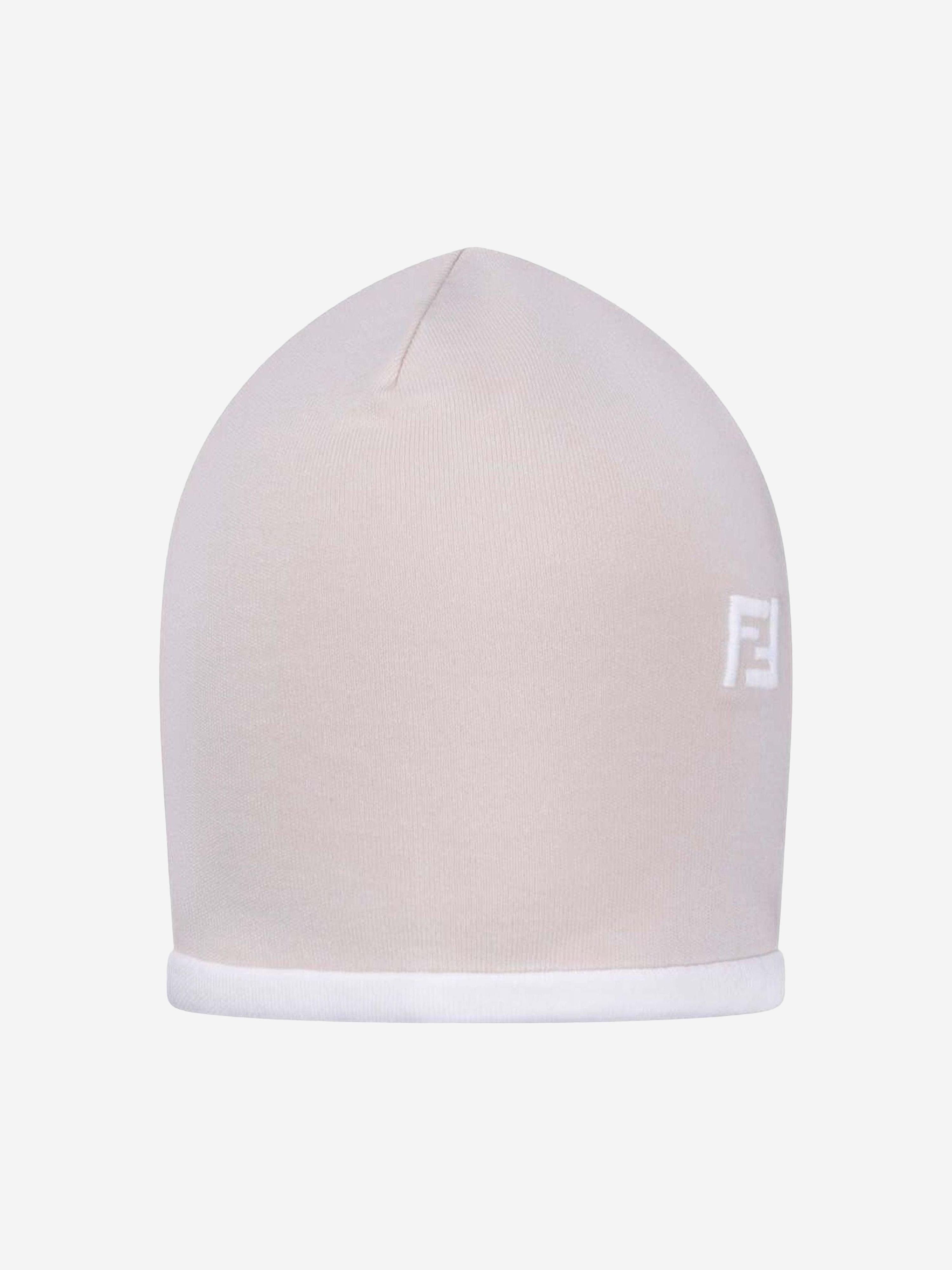 Fendi Baby Logo Babygrow Gift Set in Beige