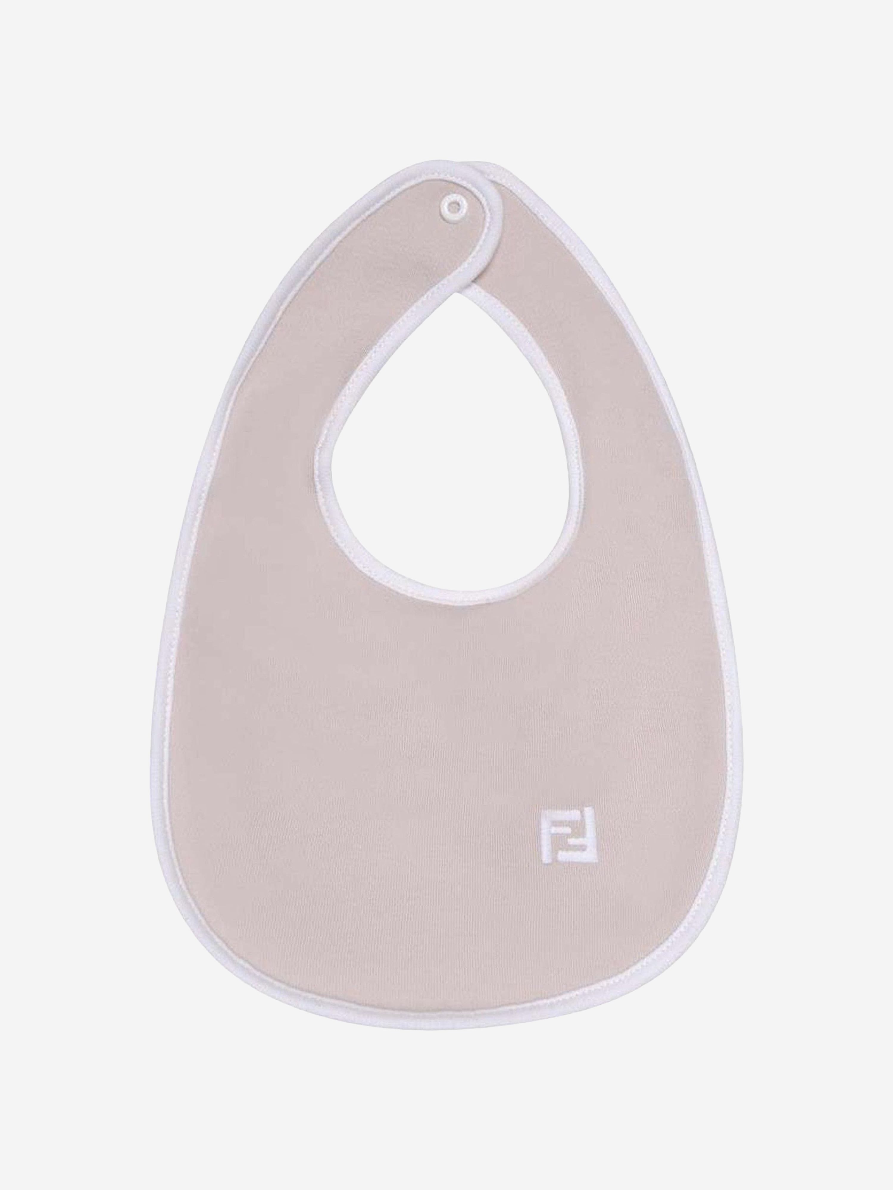 Fendi Baby Logo Babygrow Gift Set in Beige