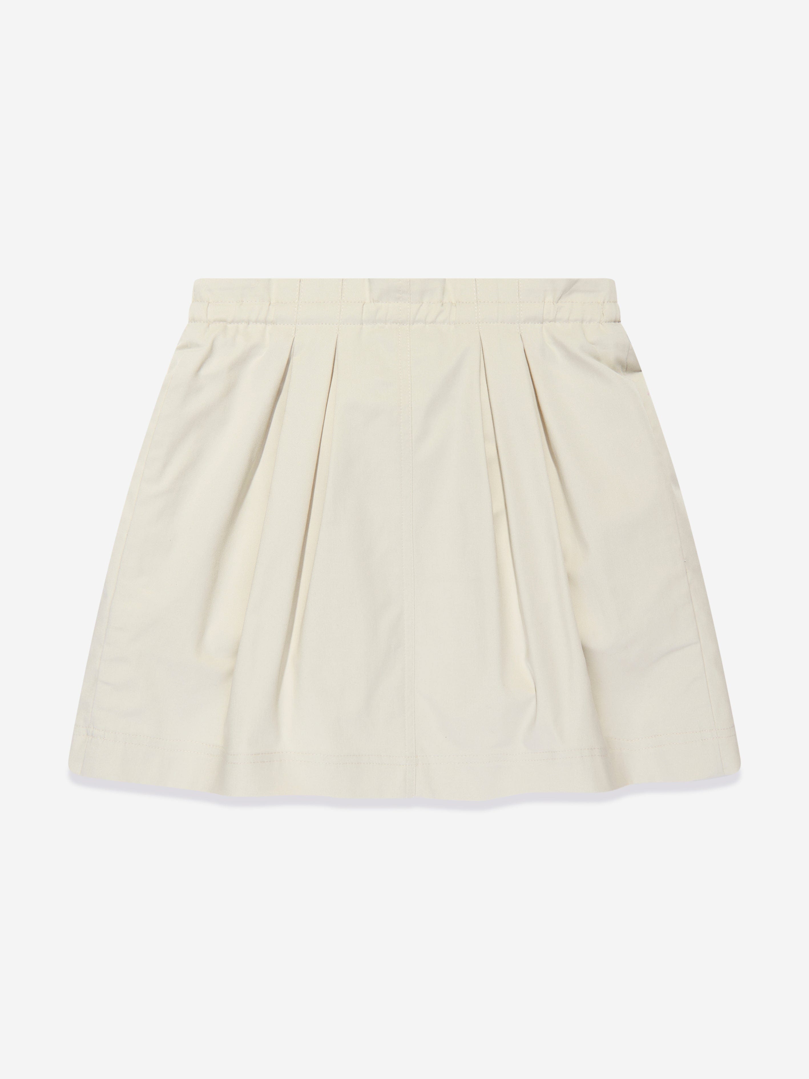 Fendi Girls Cargo Pocket Skirt in Ivory