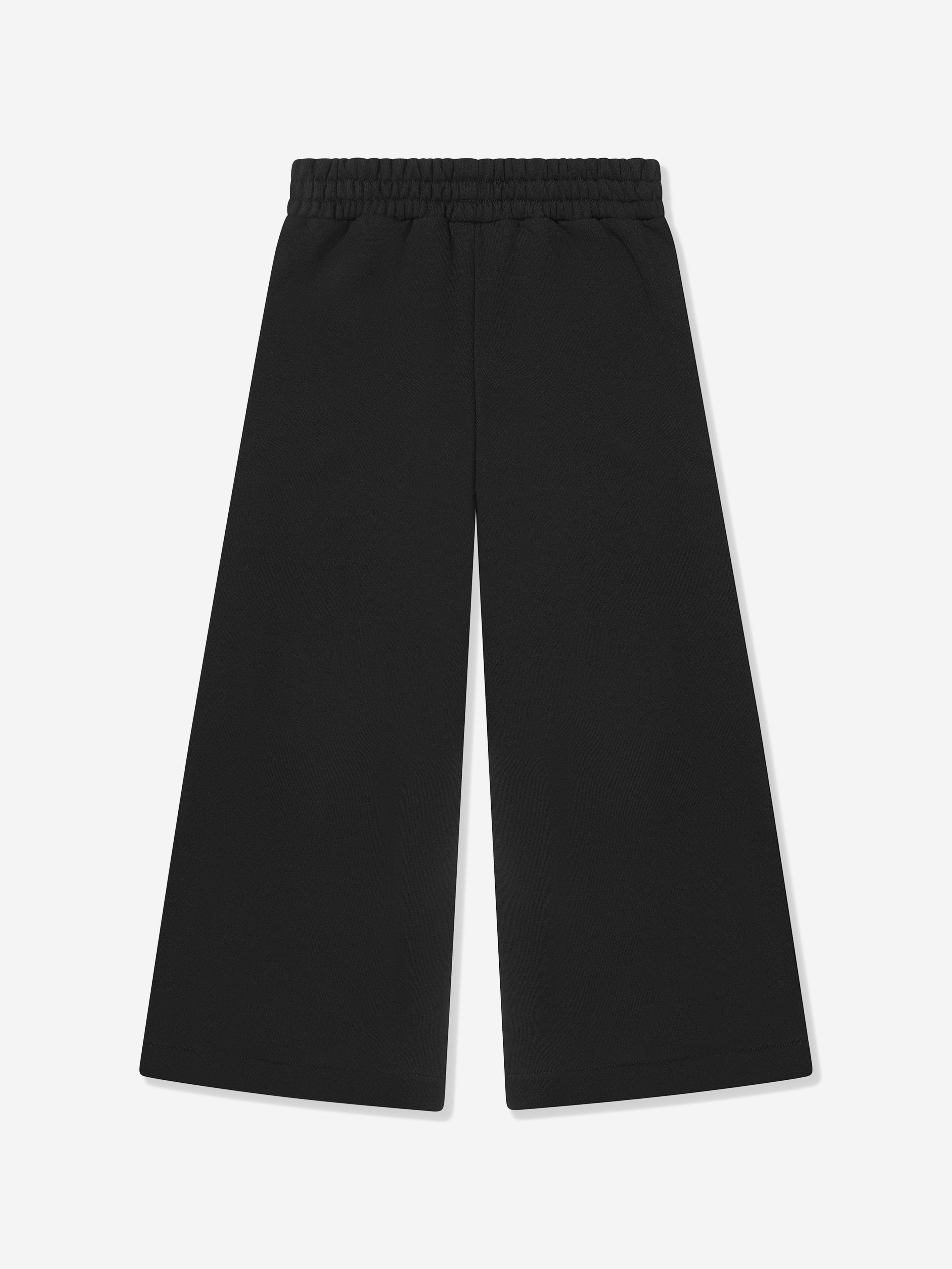 Fendi Girls Baguette Pocket Trousers in Black