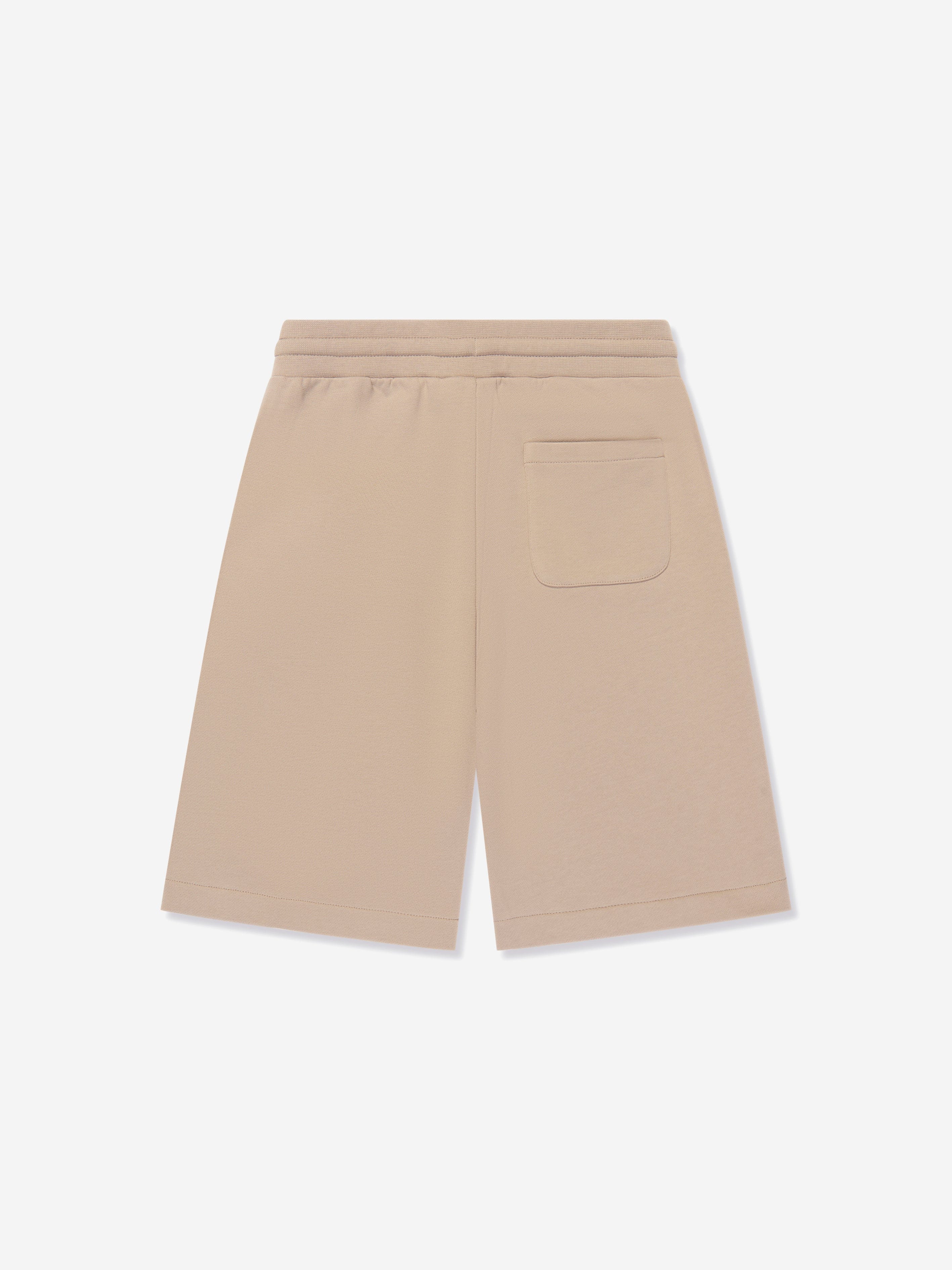 Fendi Boys Baguette Pocket Cargo Shorts in Beige