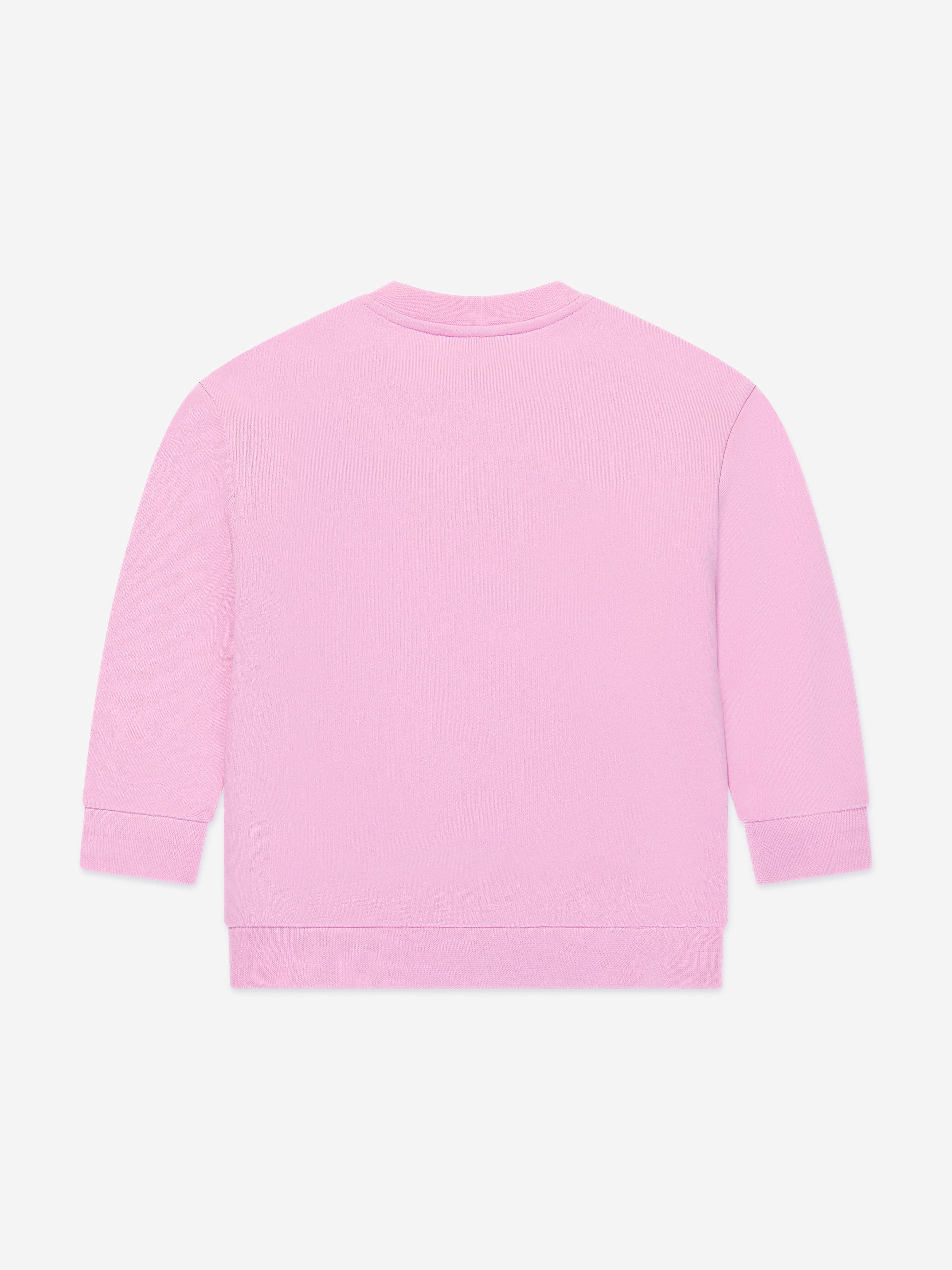 Fendi Girls Logo Sweatshirt in Pink