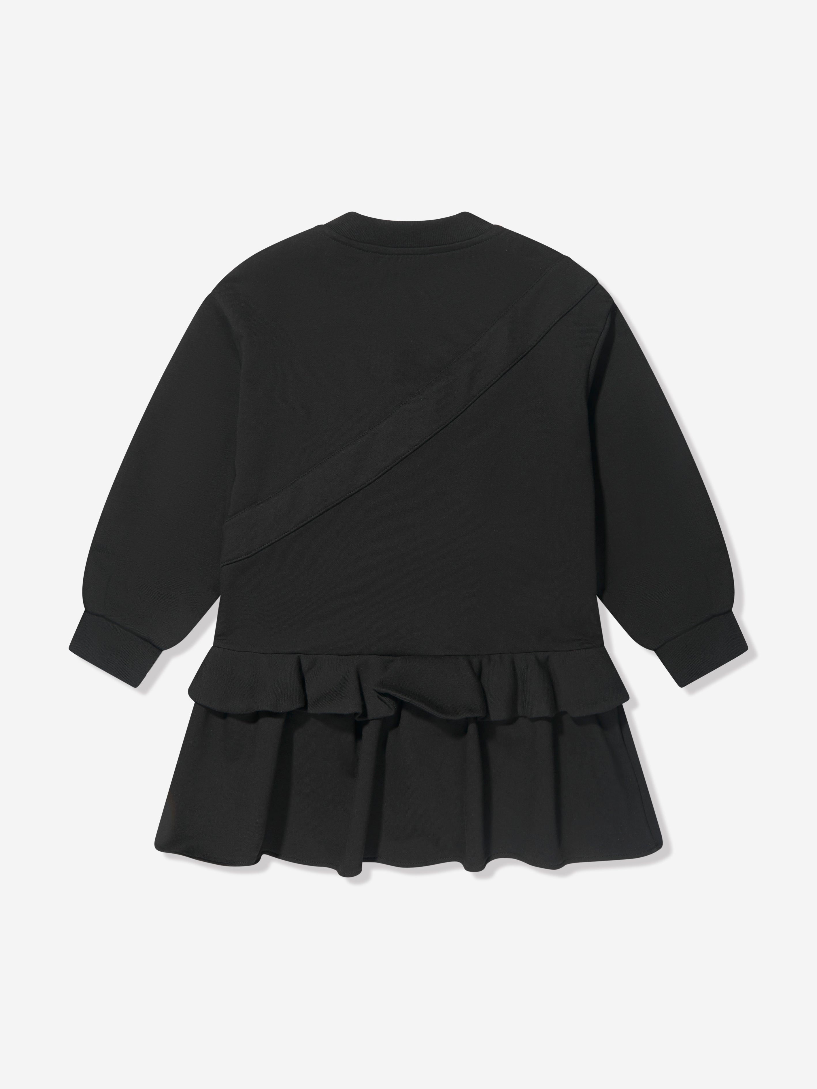 Fendi Girls Sweater Dress in Black