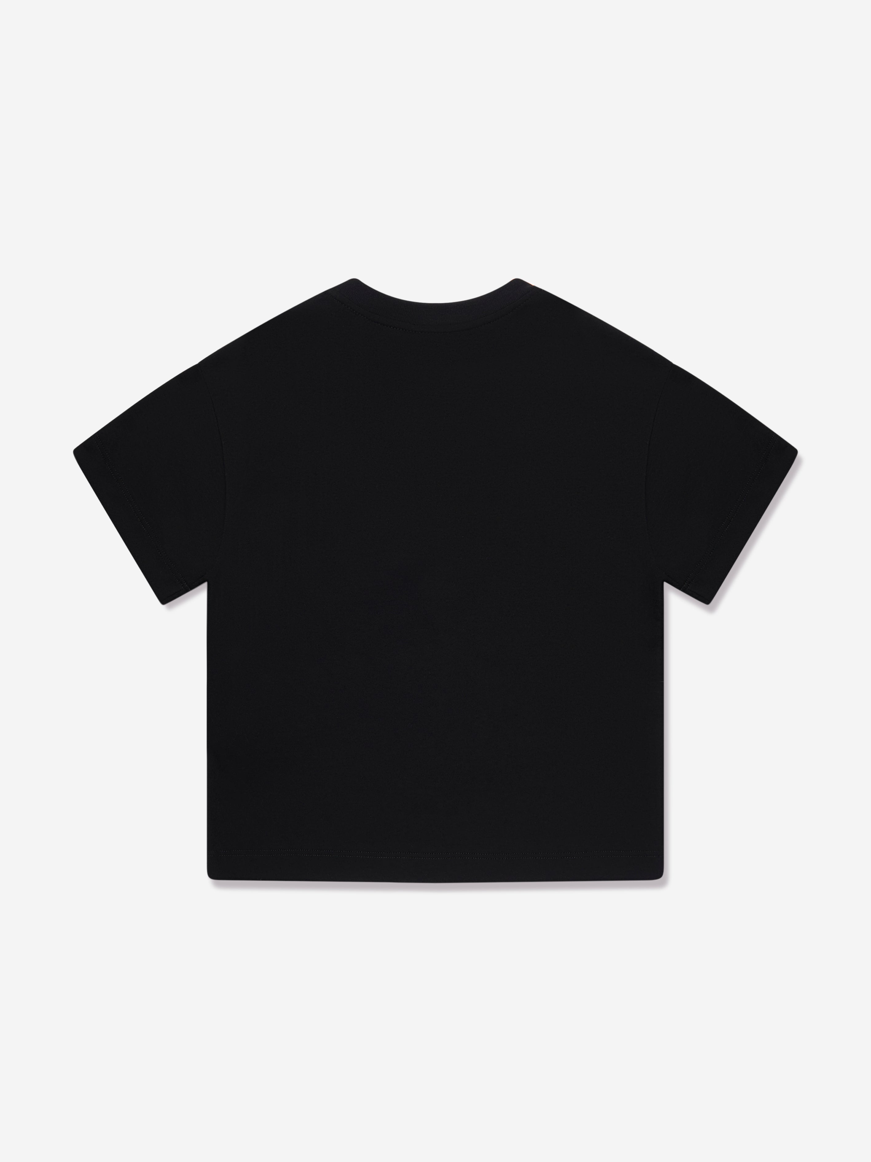 Fendi Kids Logo T-Shirt in Black