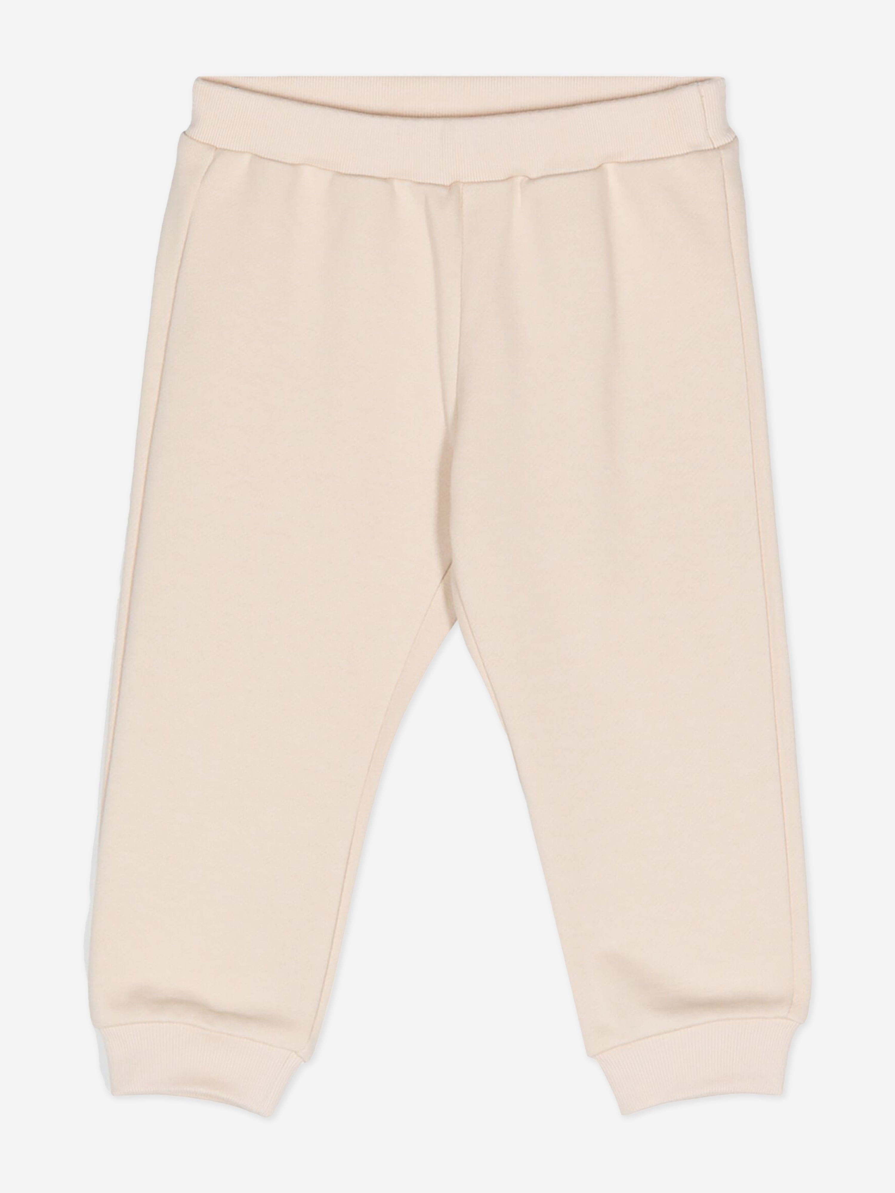 Fendi Baby Logo Joggers in Beige