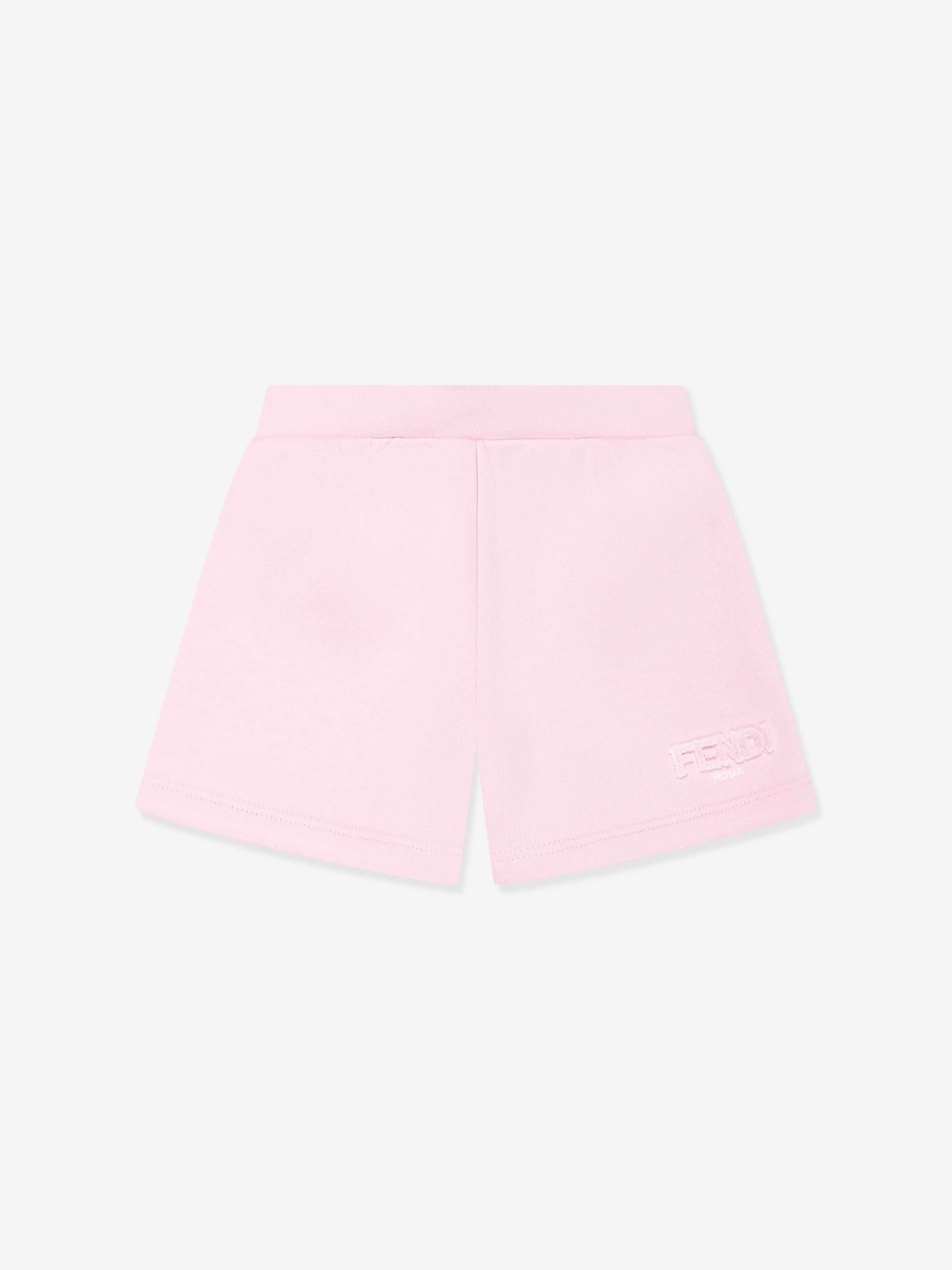 Fendi Baby Girls Logo Shorts in Pink