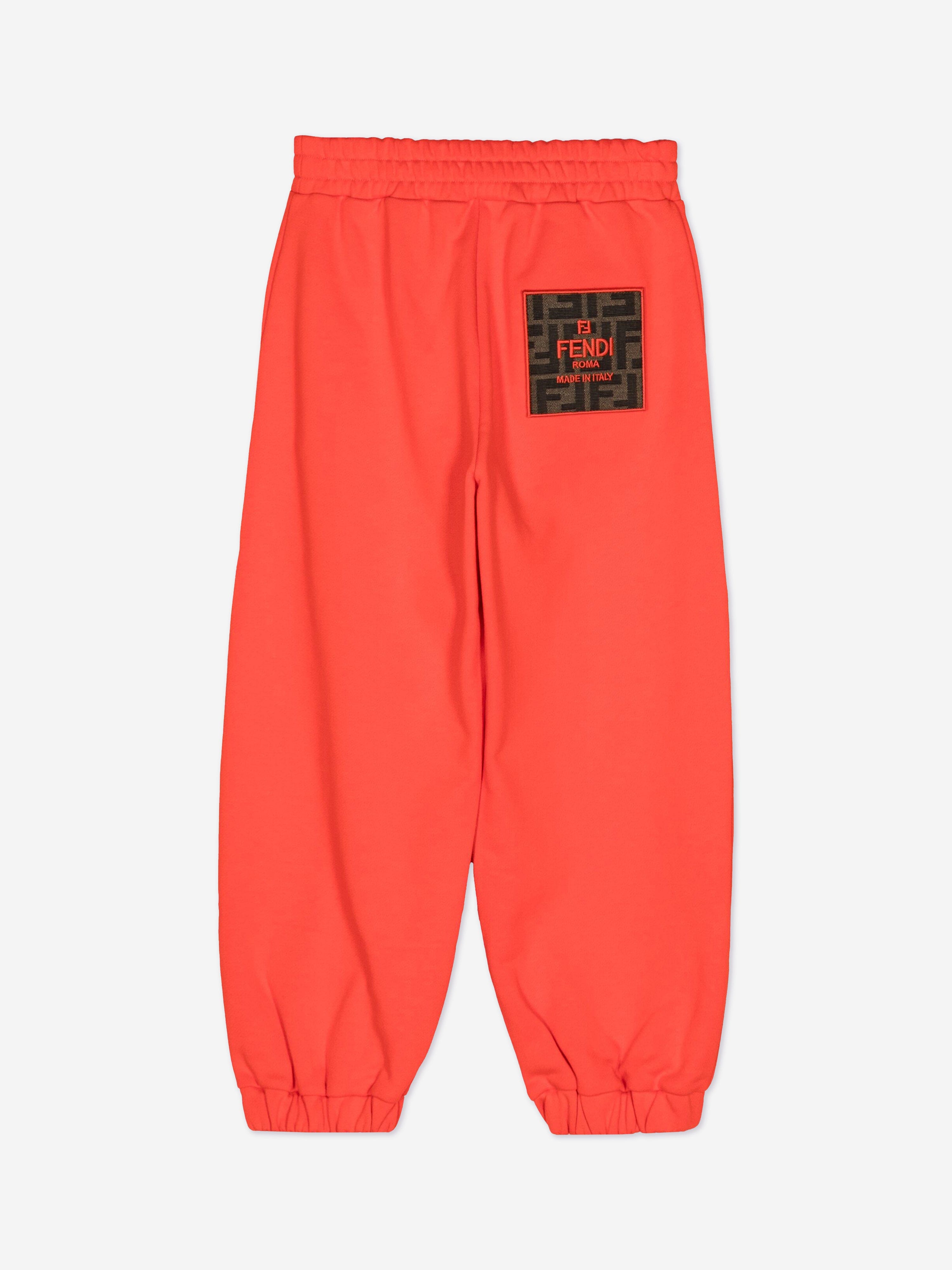 Kids Logo Joggers in Red