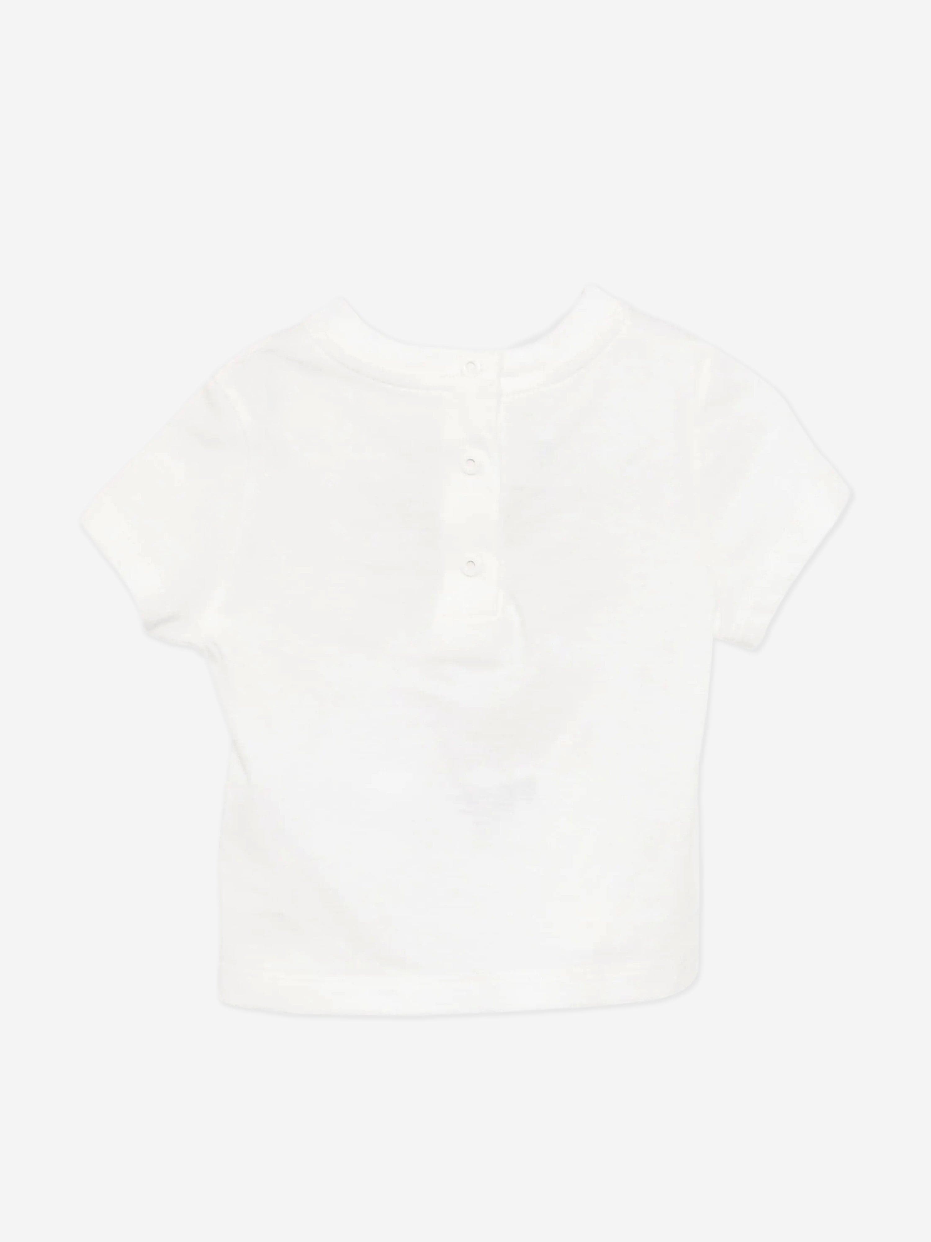 Fendi Baby Boys Teddy Bear T-Shirt in White