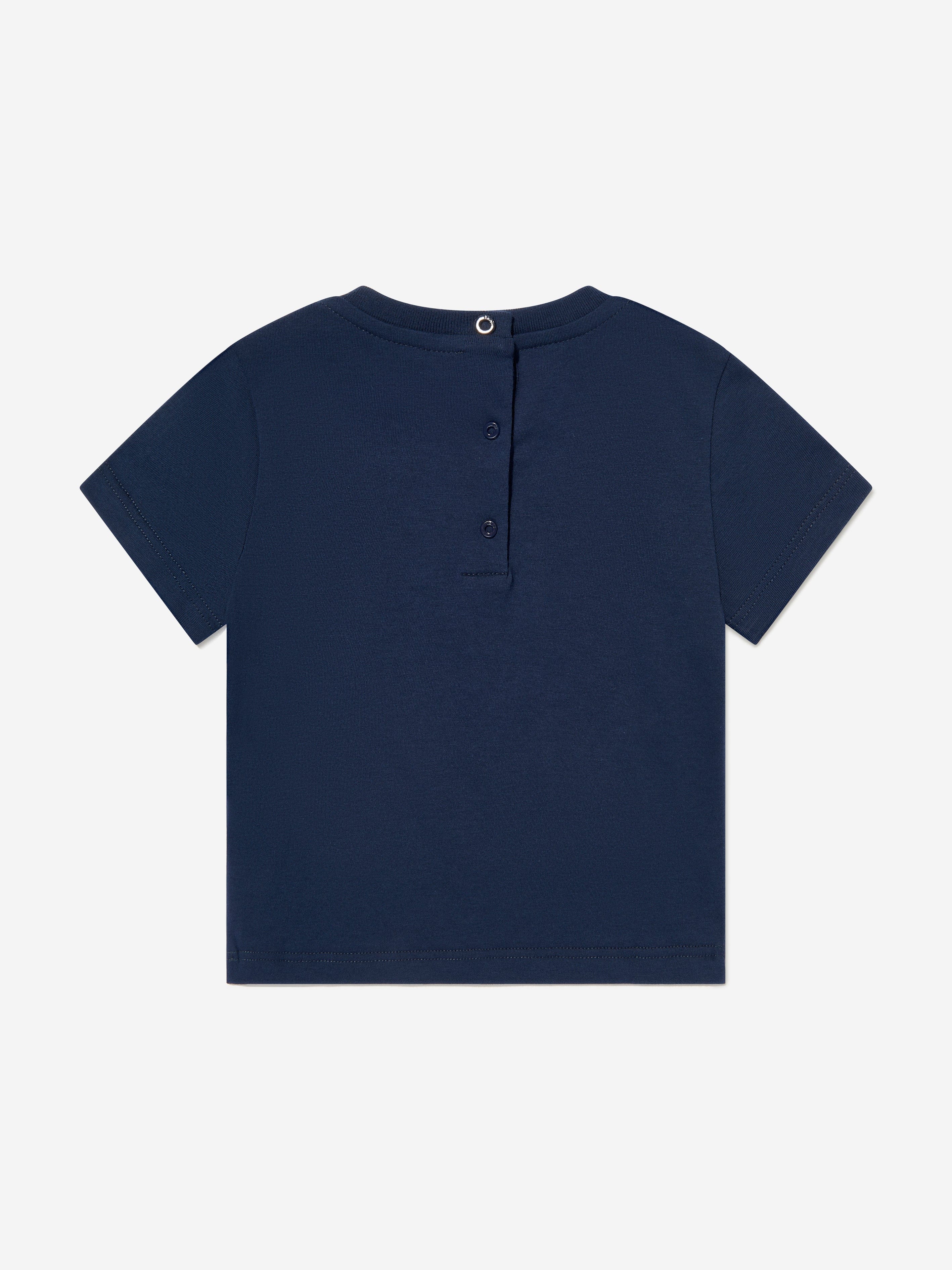 Fendi Baby Logo T-Shirt in Navy