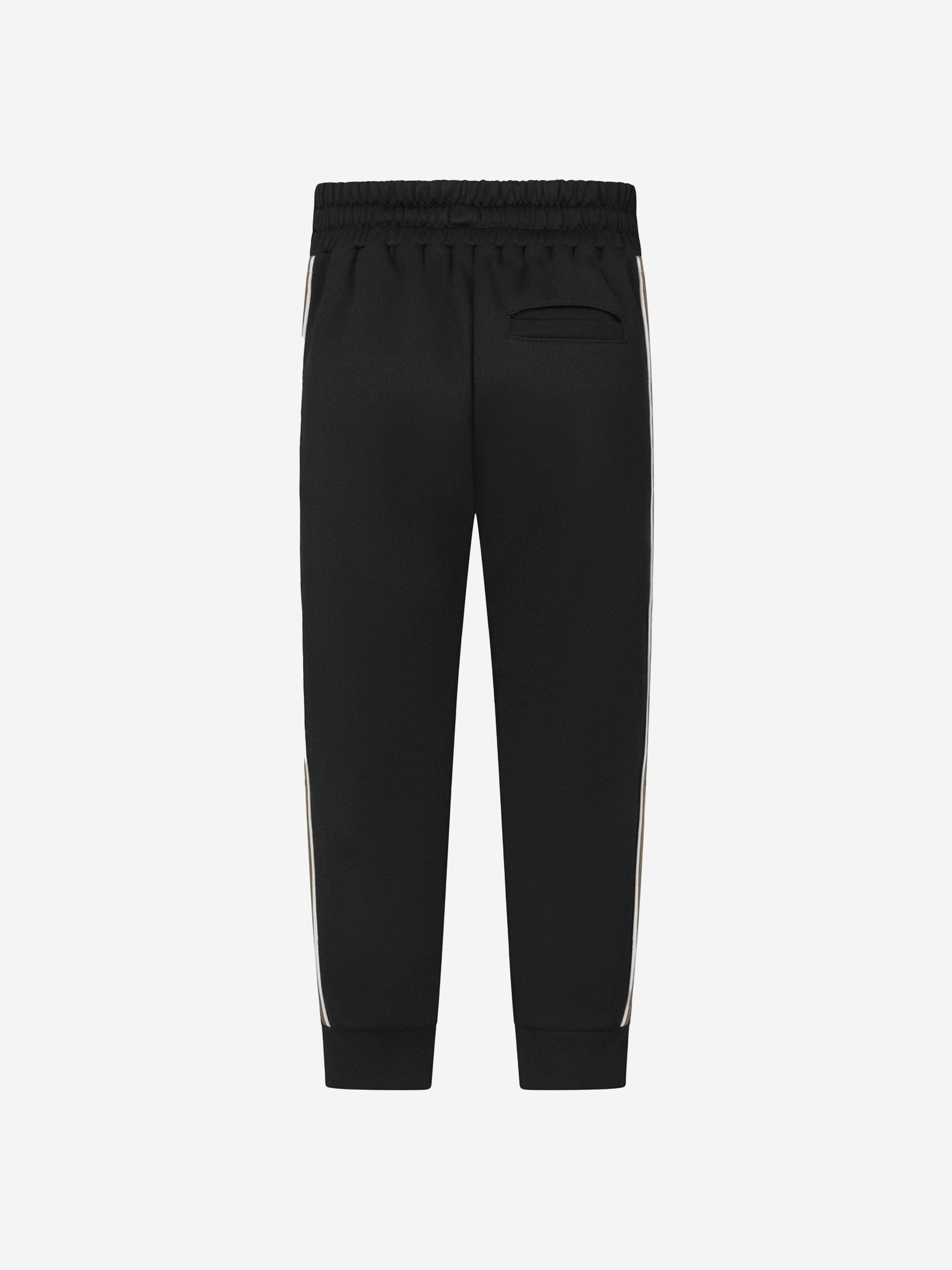 Fendi Kids Technical Sweatpants in Black