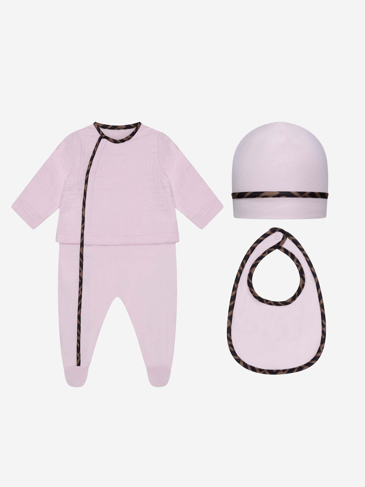 Fendi Cotton Babygrow Gift Set