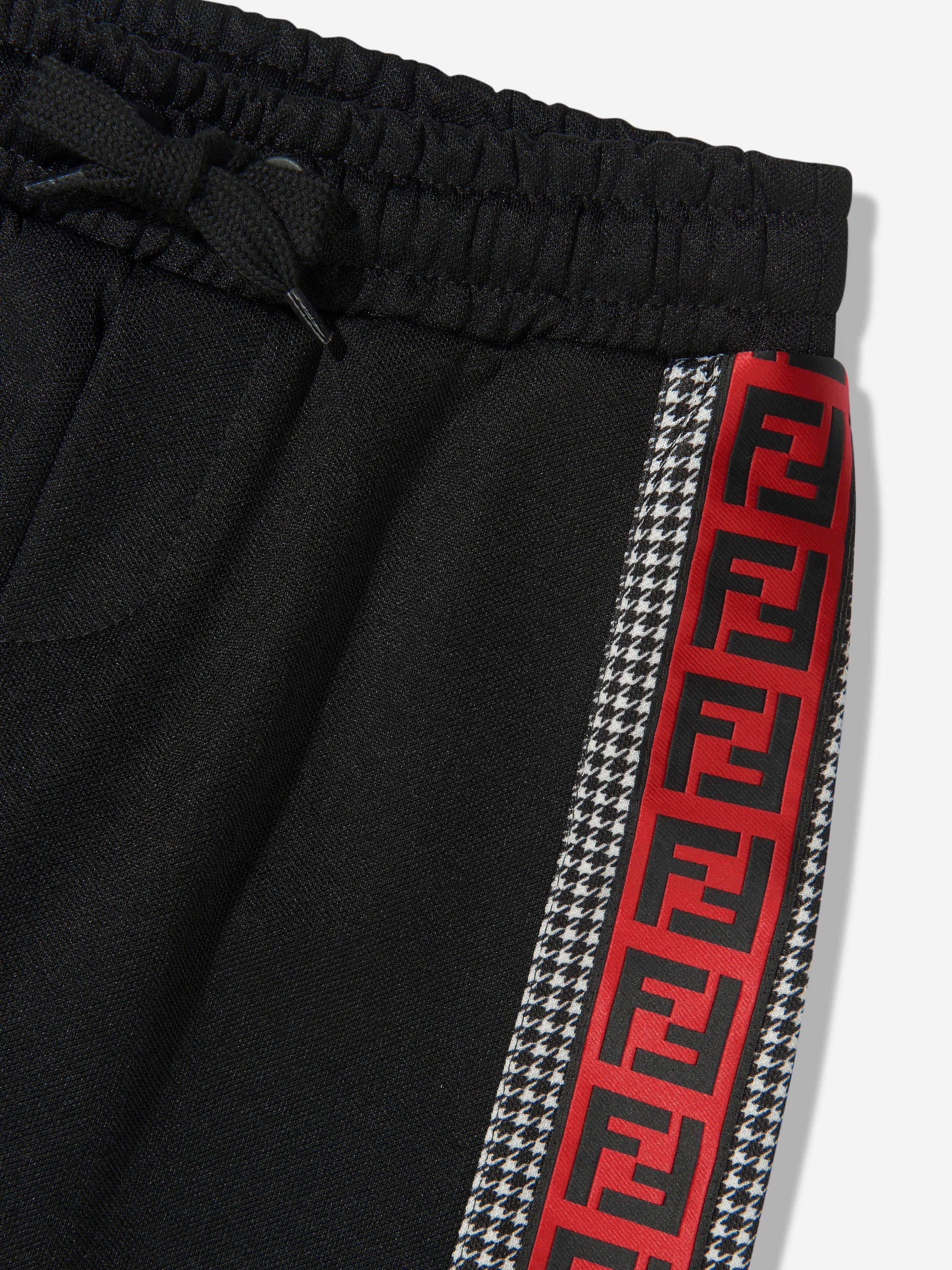 Fendi Boys Colour Block Dogtooth Joggers