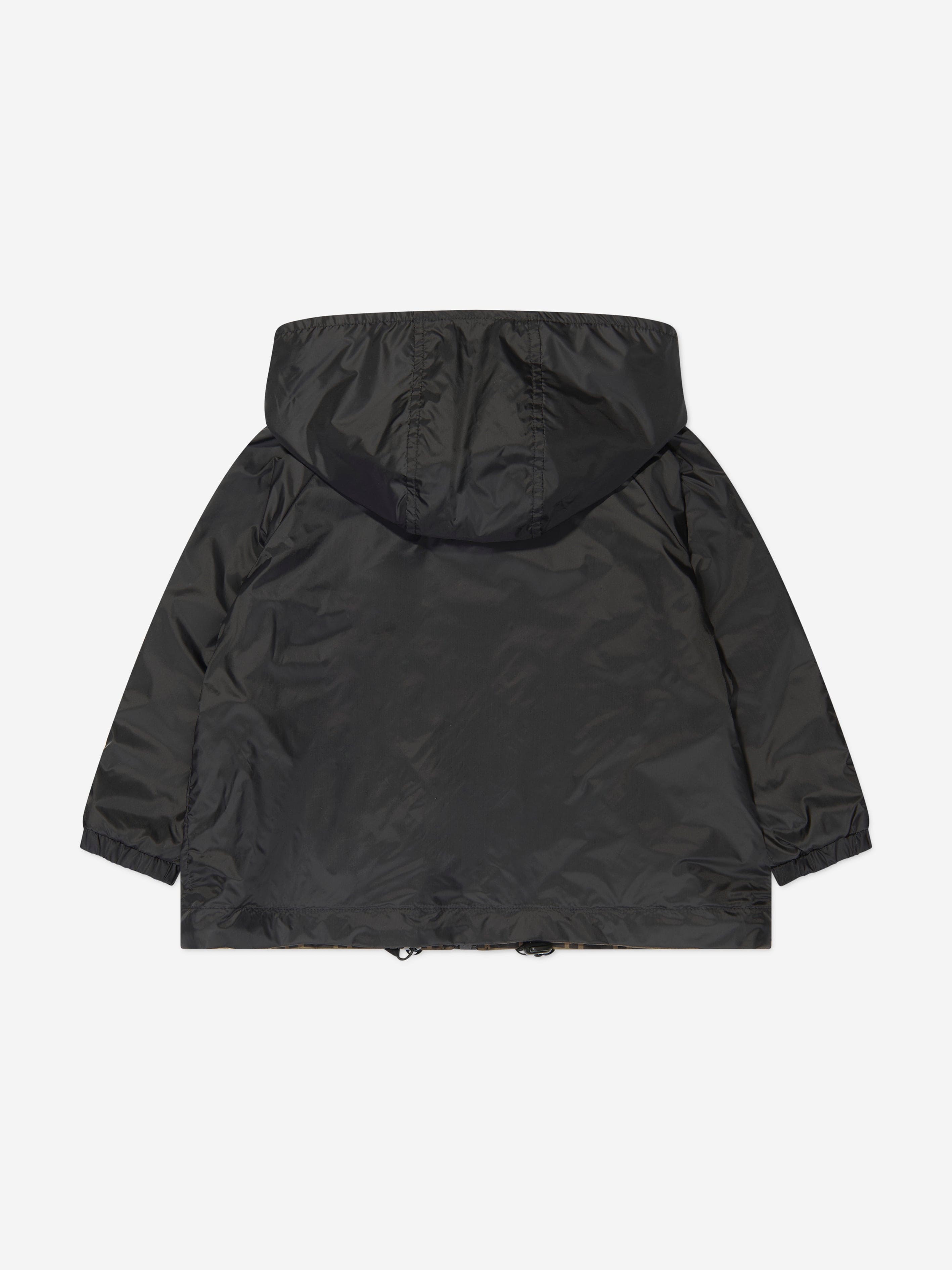 Fendi Kids Reversible FF K-Way Jacket in Black