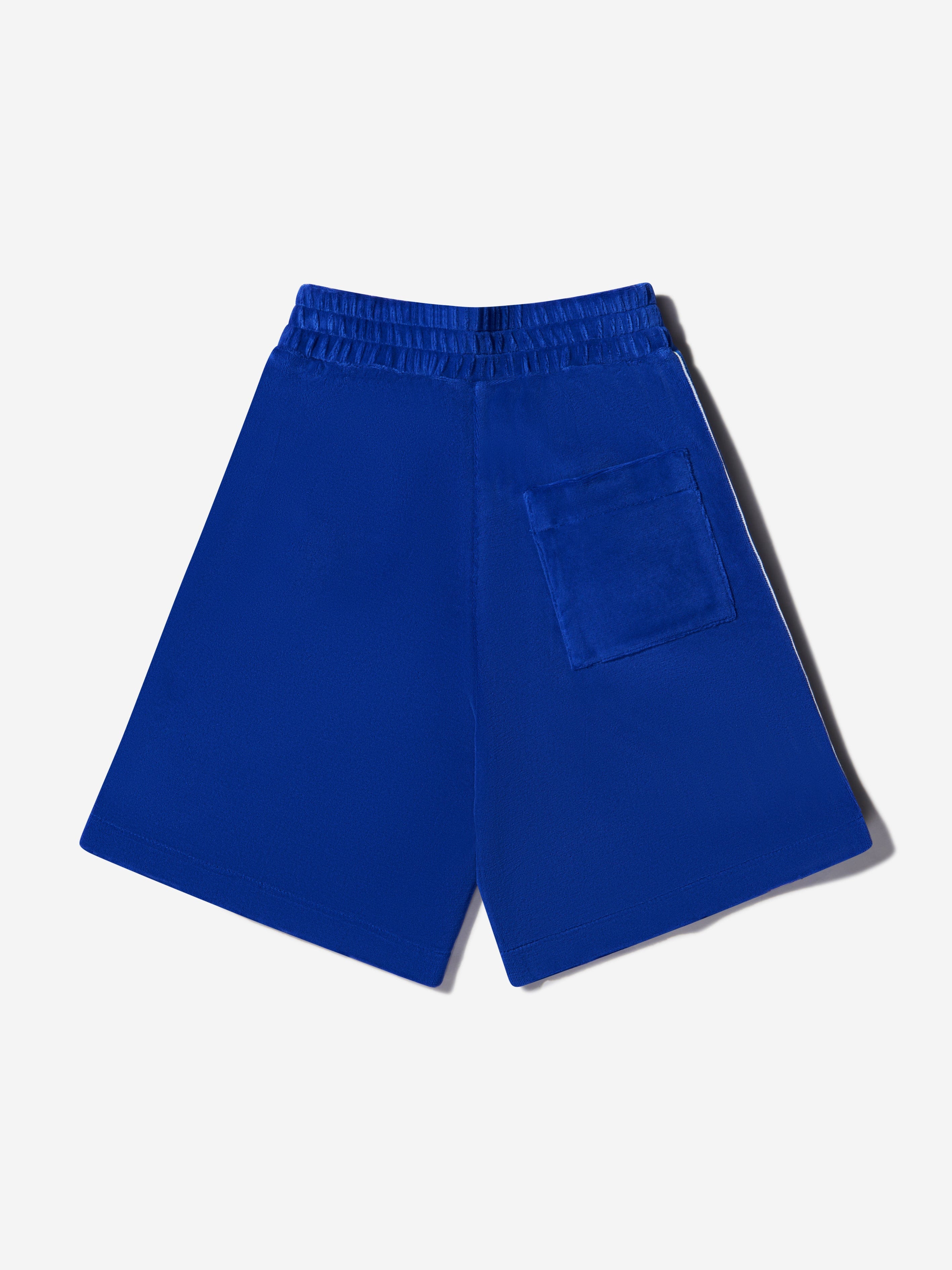 Fendi Boys Cotton FF Logo Trim Bermuda Shorts