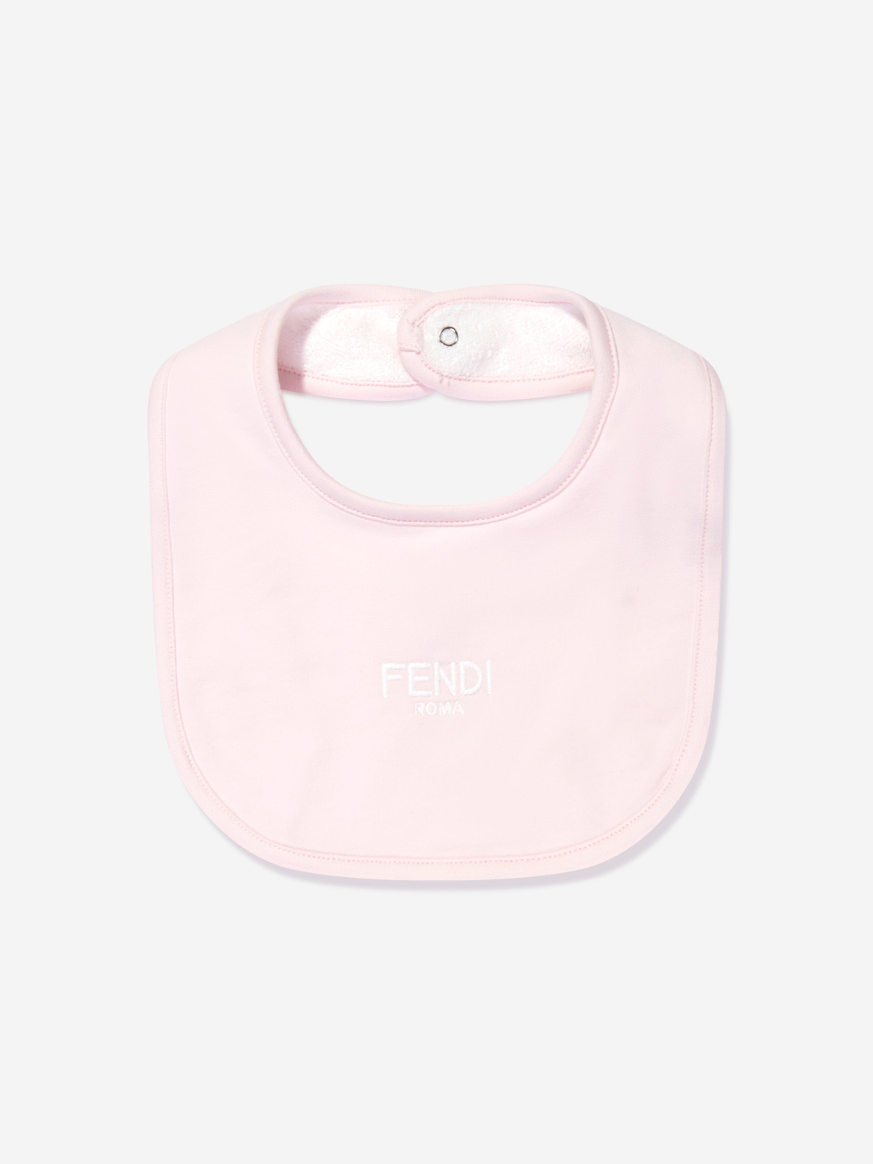 Fendi Baby Girls 3 Piece Babygrow Gift Set in Pink