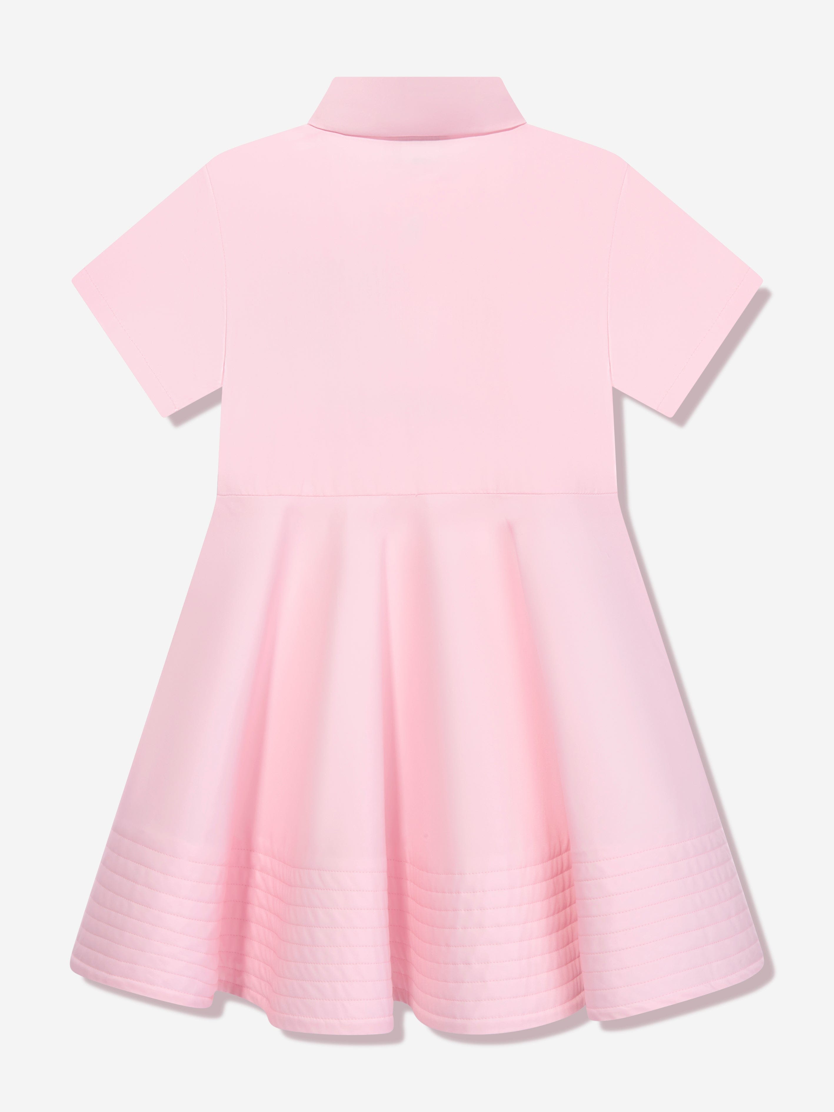 Fendi Girls FF Logo Shirt Dress in Pink