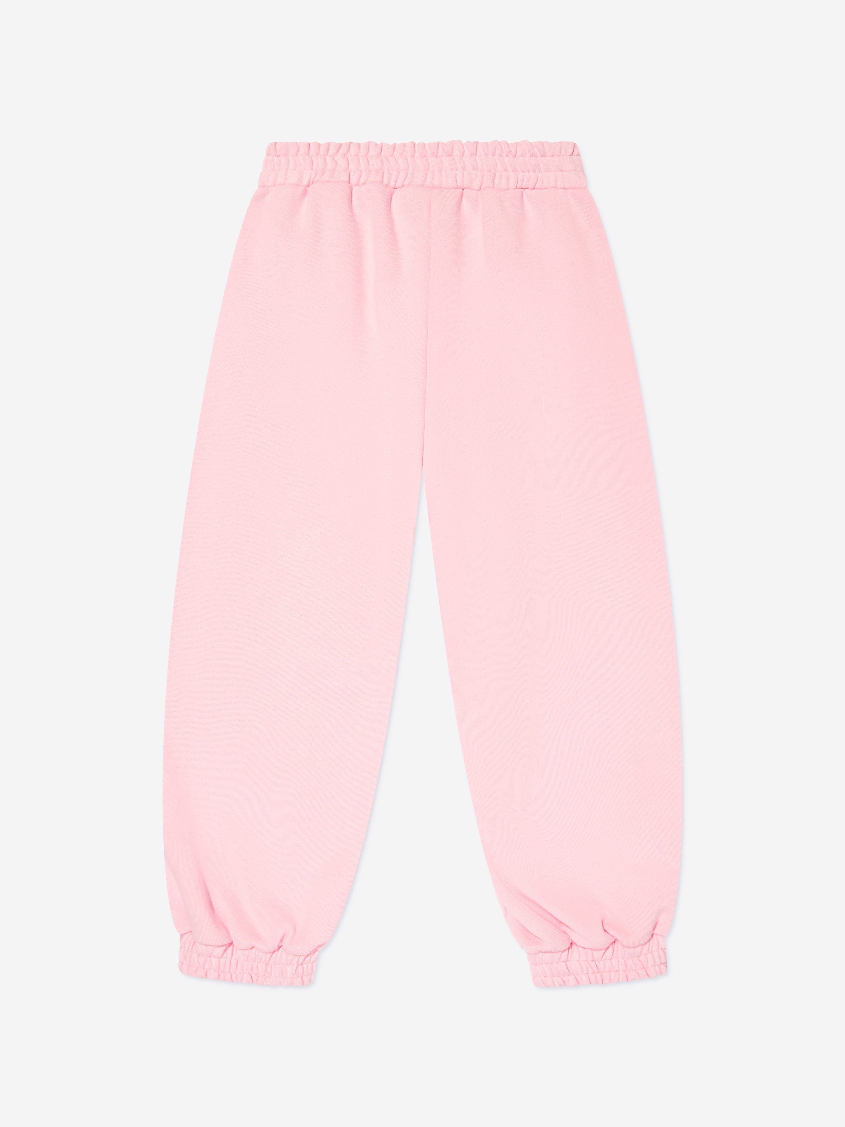 Fendi Girls Logo Joggers in Pink