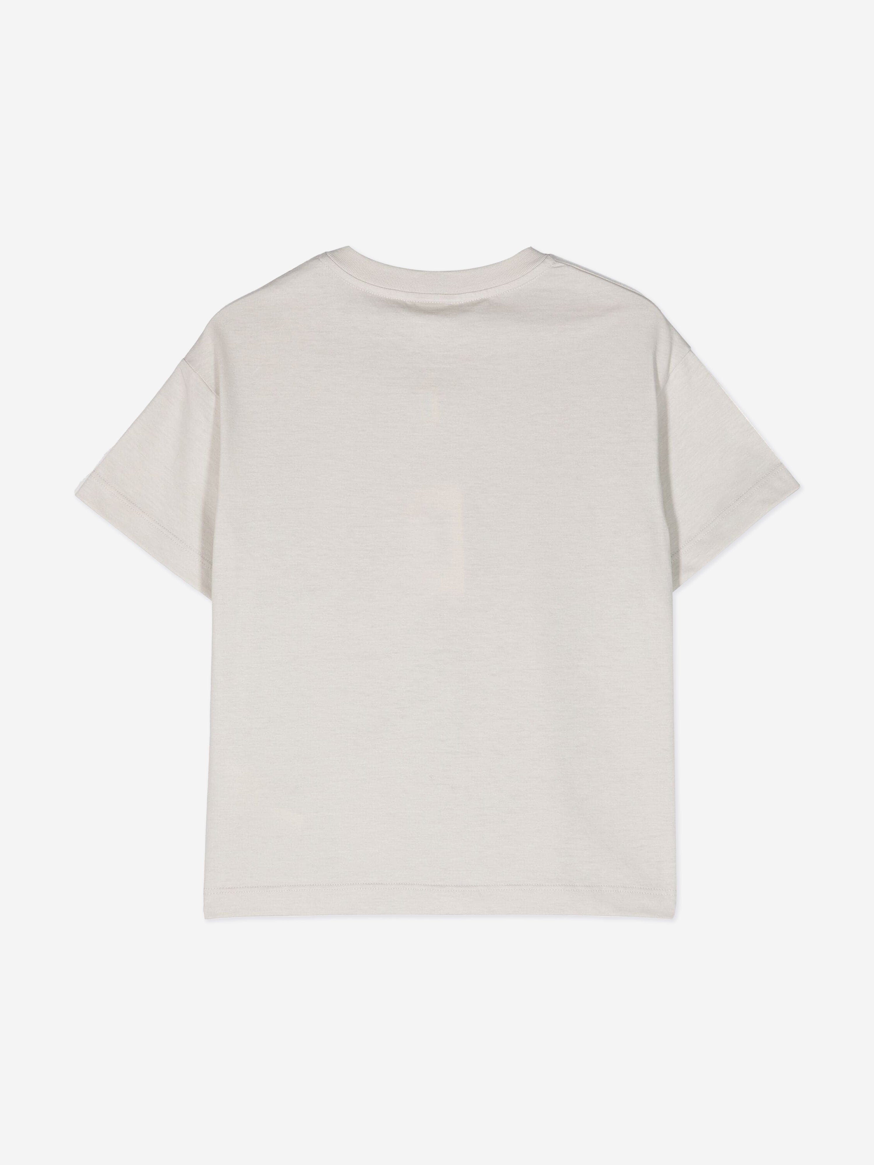 Fendi Boys Basketball T-Shirt in Ivory