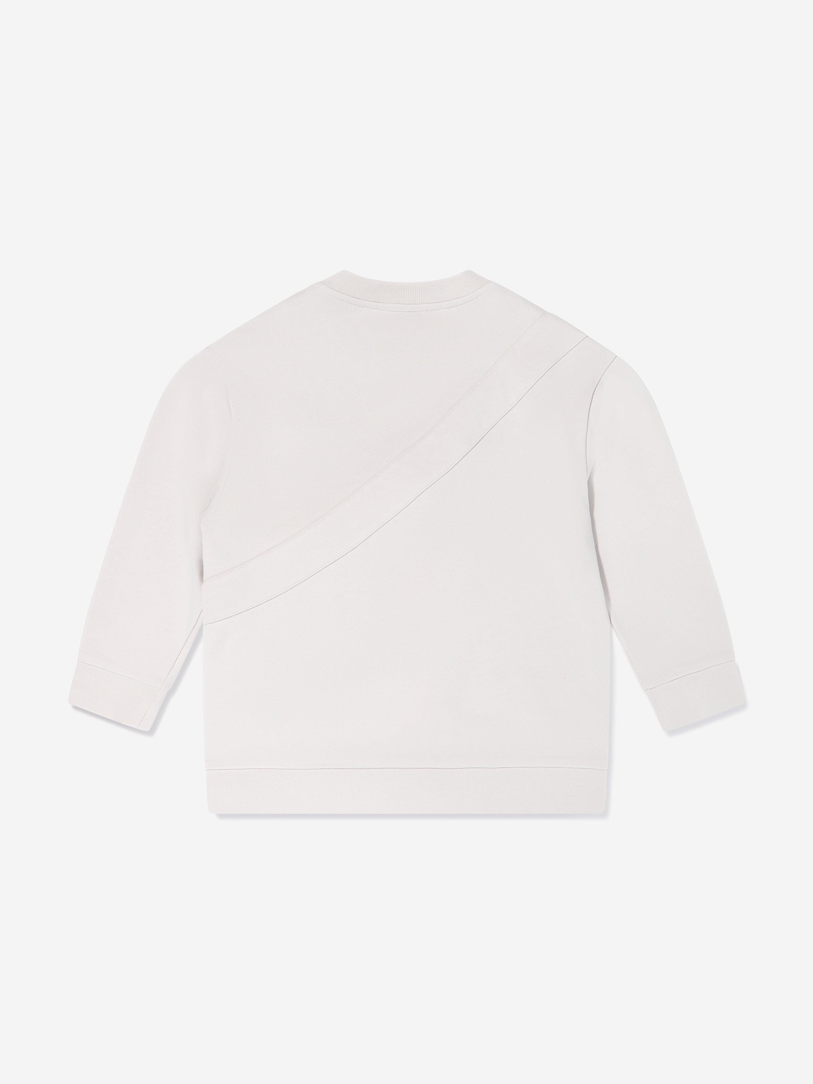 Fendi Kids Baguette Pocket Sweatshirt Ivory