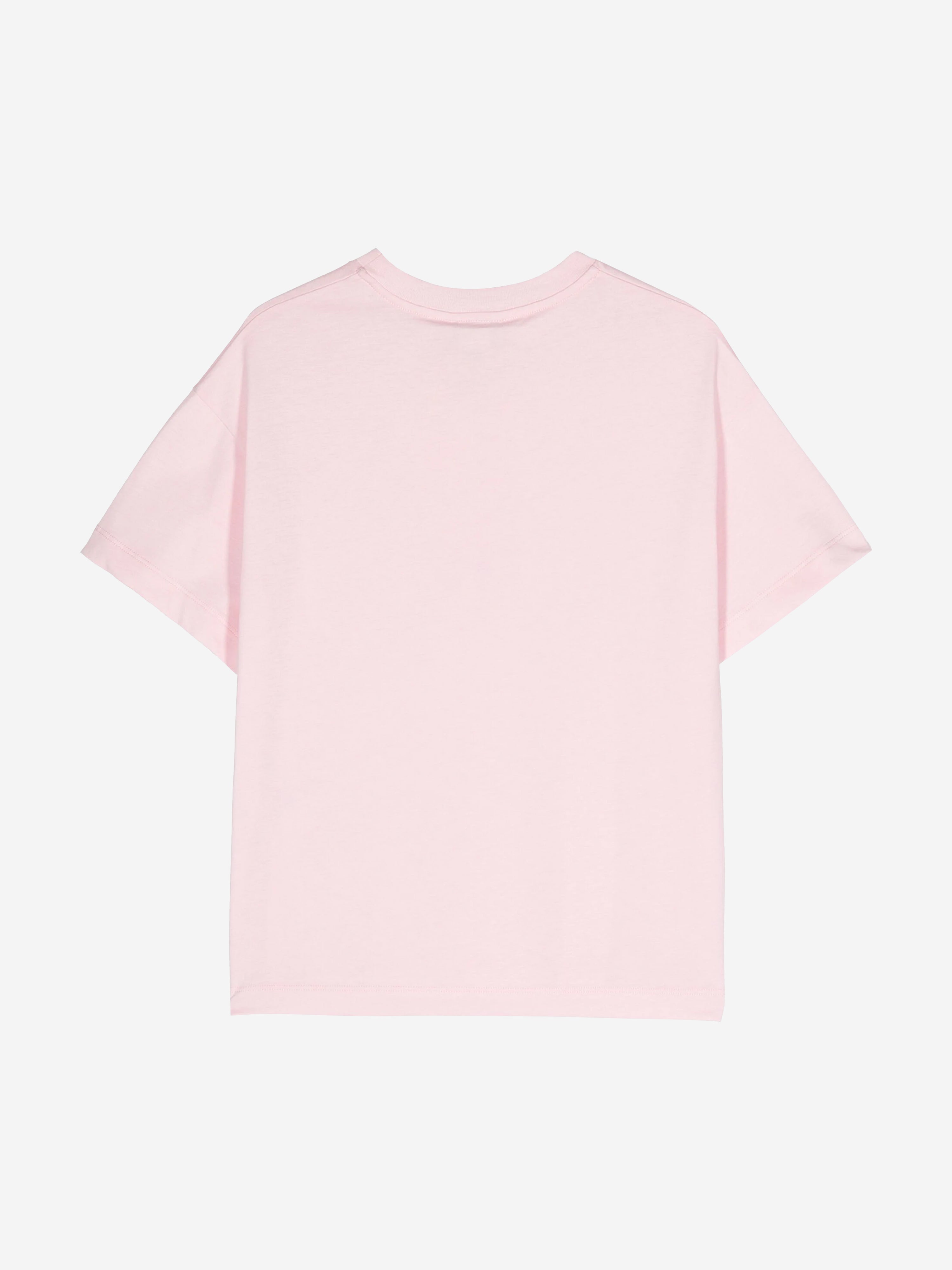 Fendi Kids Logo T-Shirt in Pink