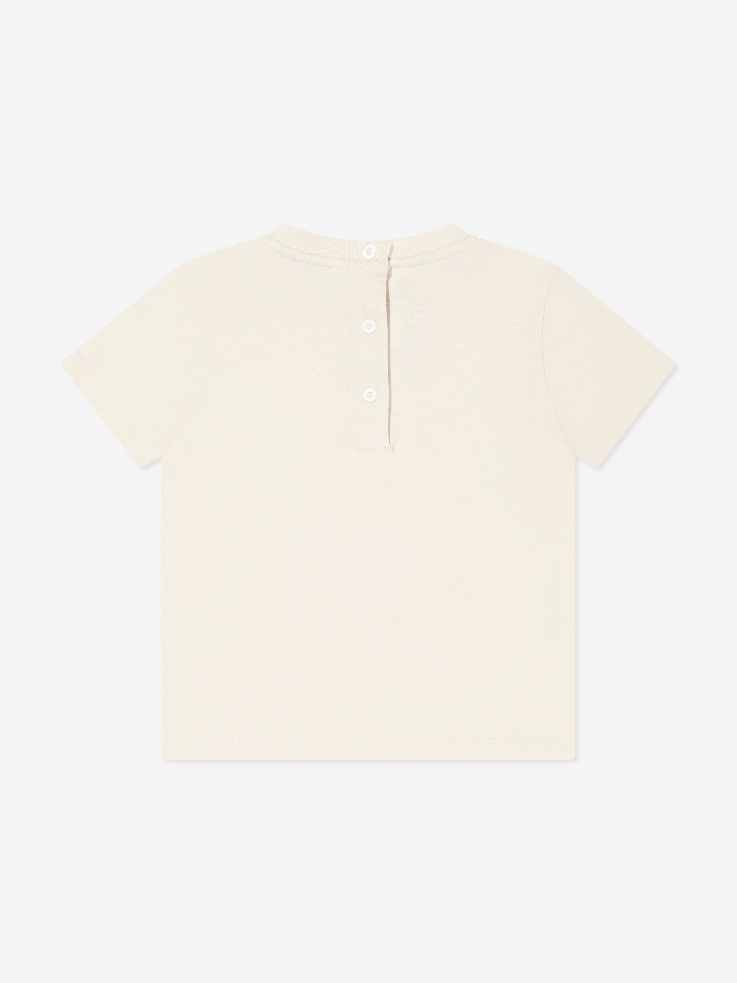 Fendi Baby Logo T-Shirt in Beige