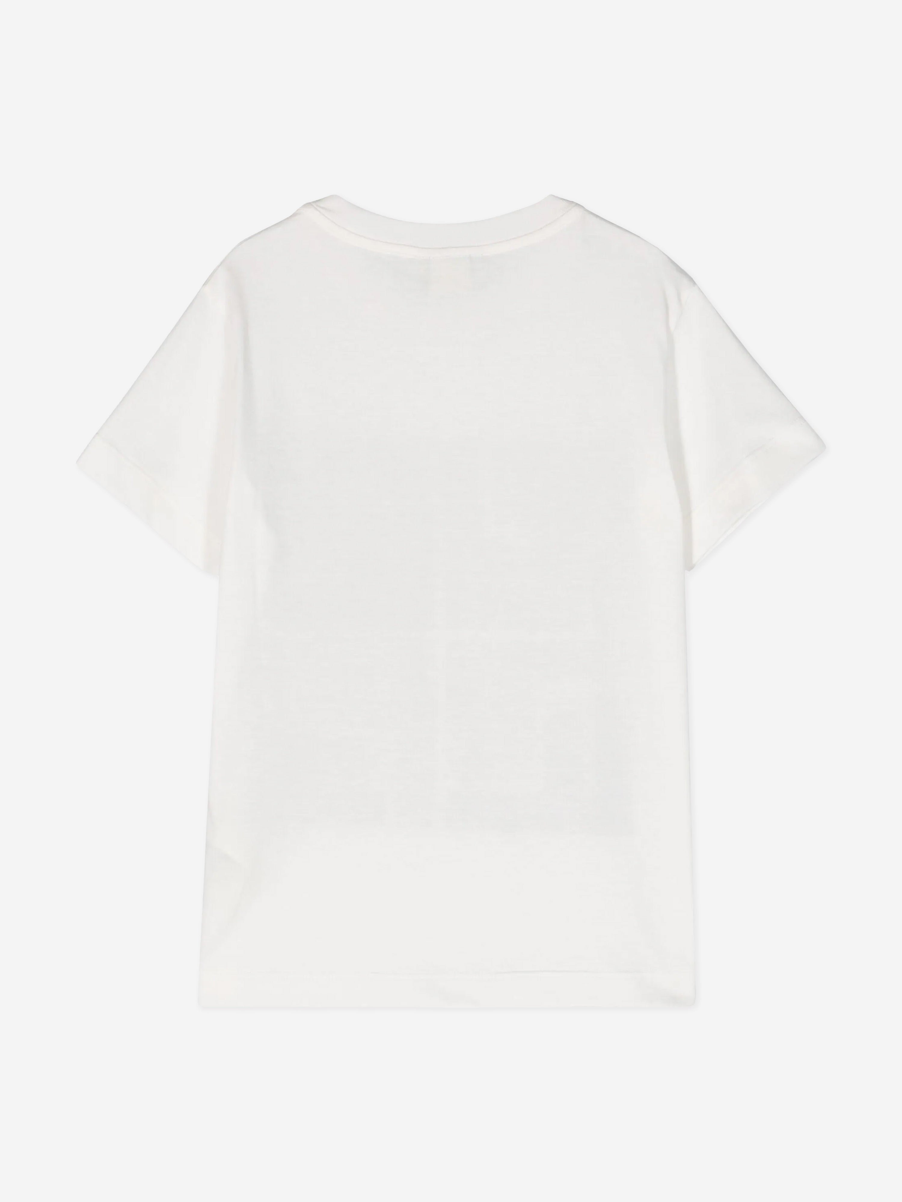 Fendi Kids Logo T-Shirt in White