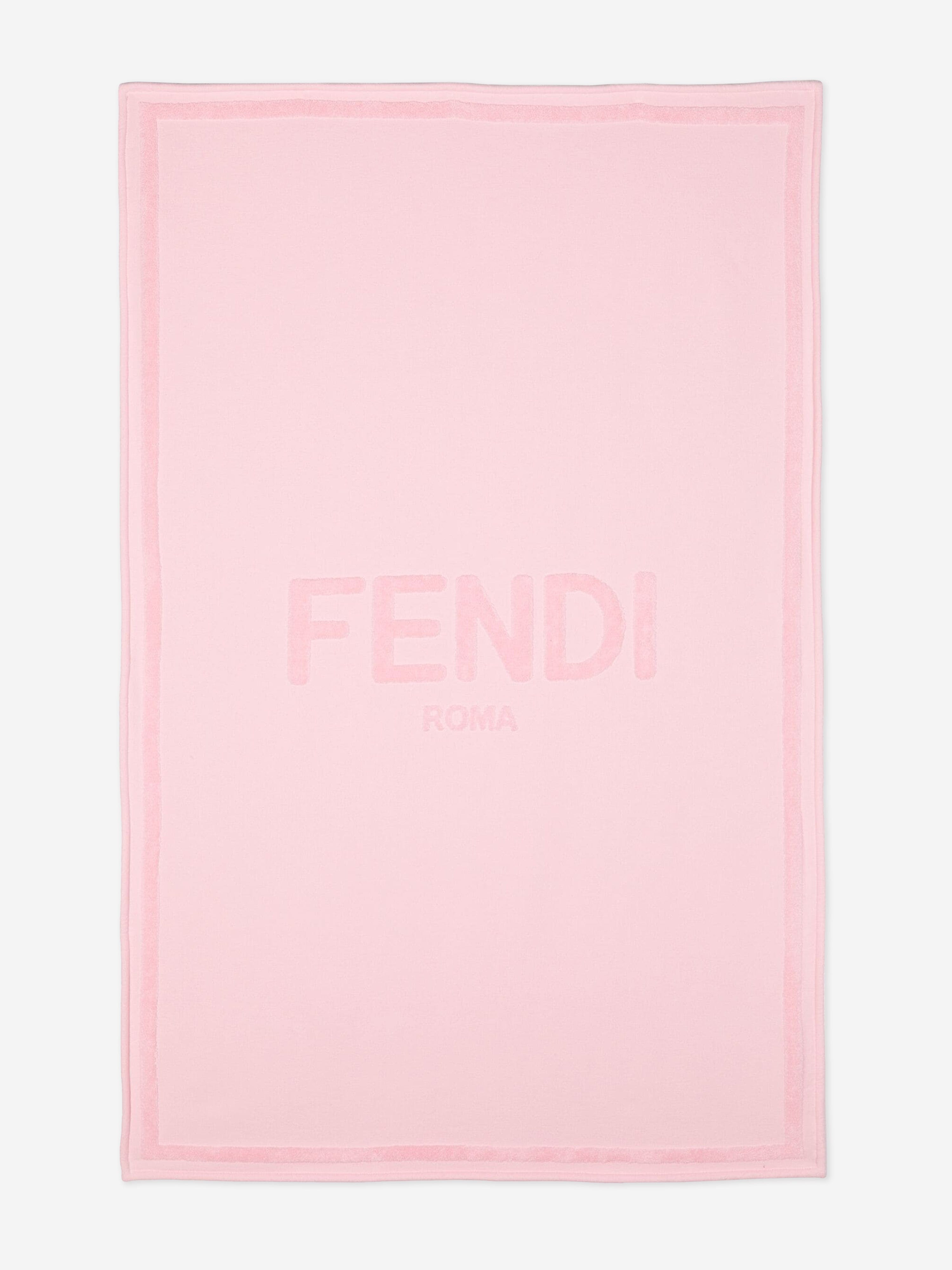 Fendi Kids Roma Terry Beach Towel in Pink