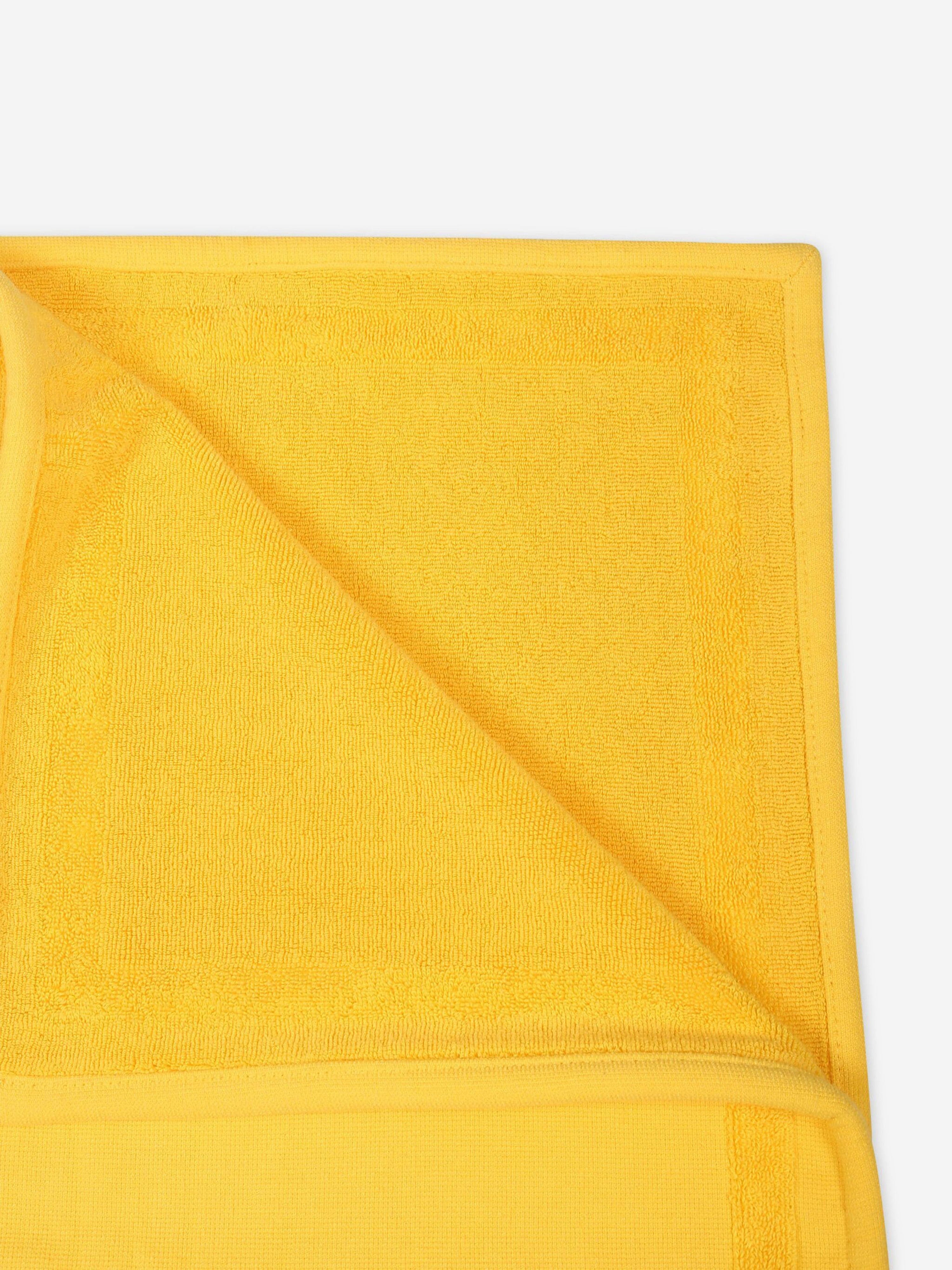 Fendi Kids Roma Terry Beach Towel in Yellow