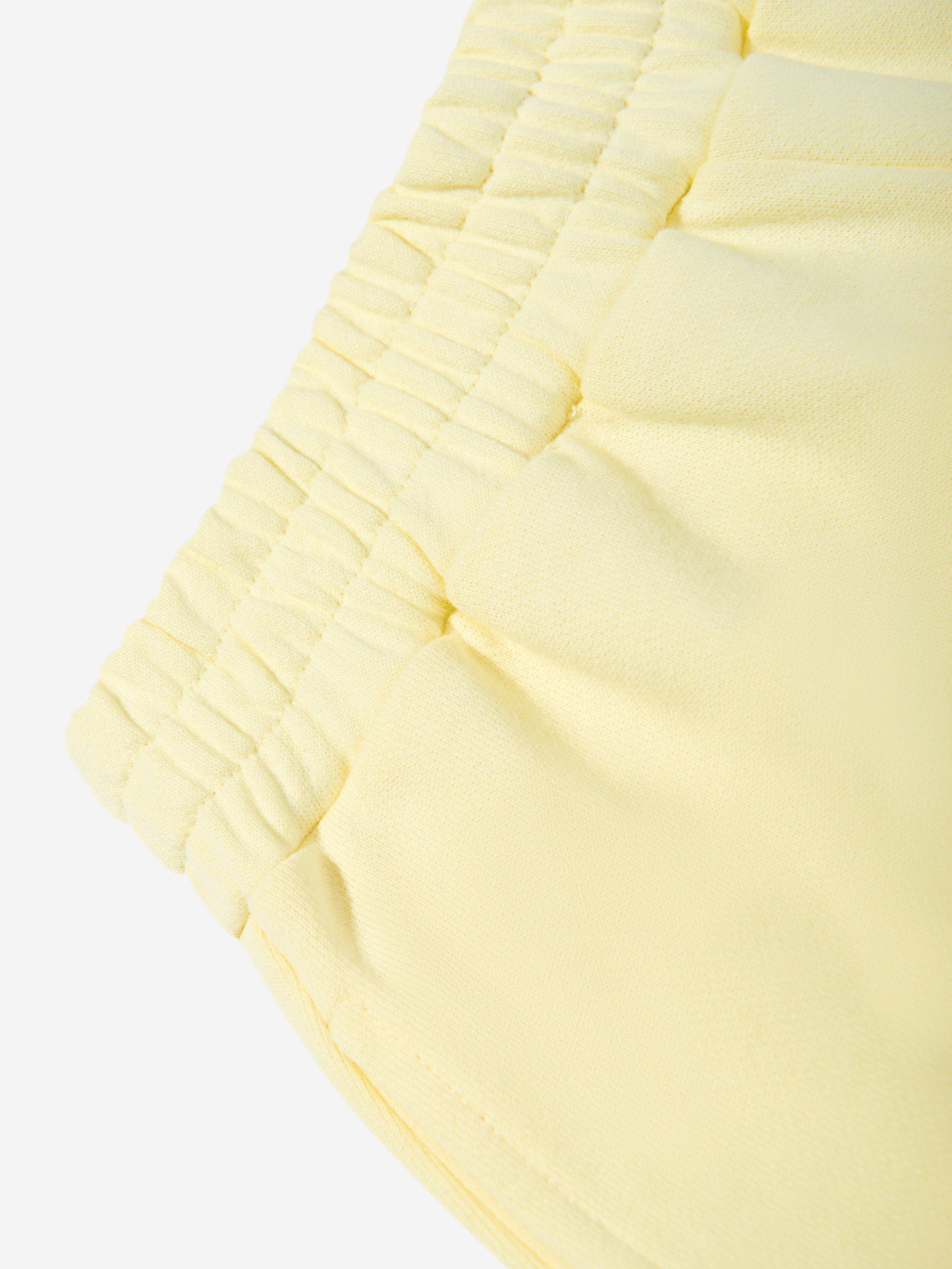 Fendi Girls Logo Shorts in Yellow