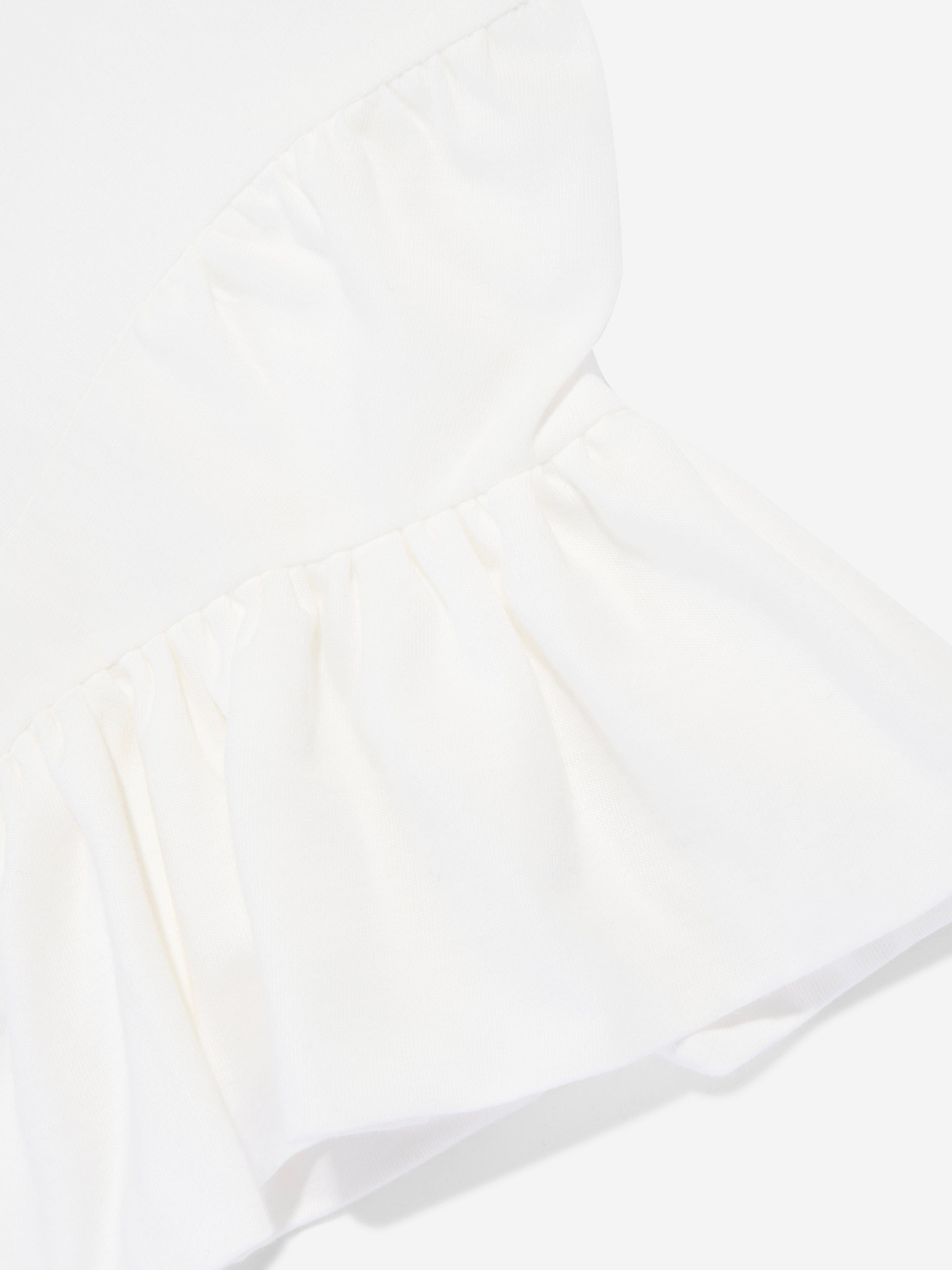 Fendi Girls Squirrel T-Shirt in White