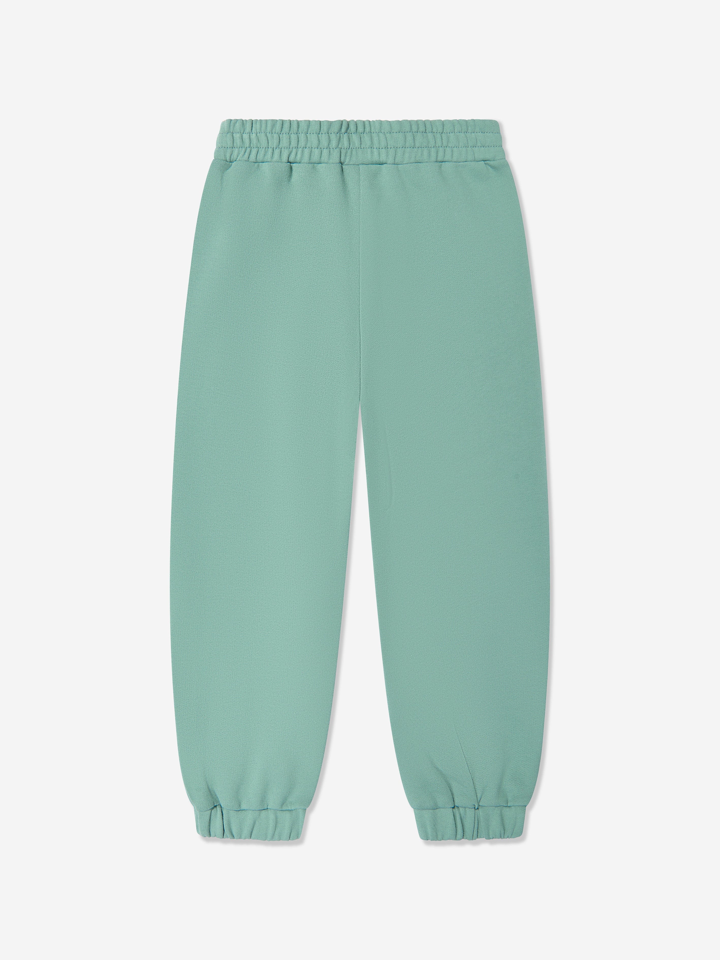 Fendi Kids Logo Joggers in Green