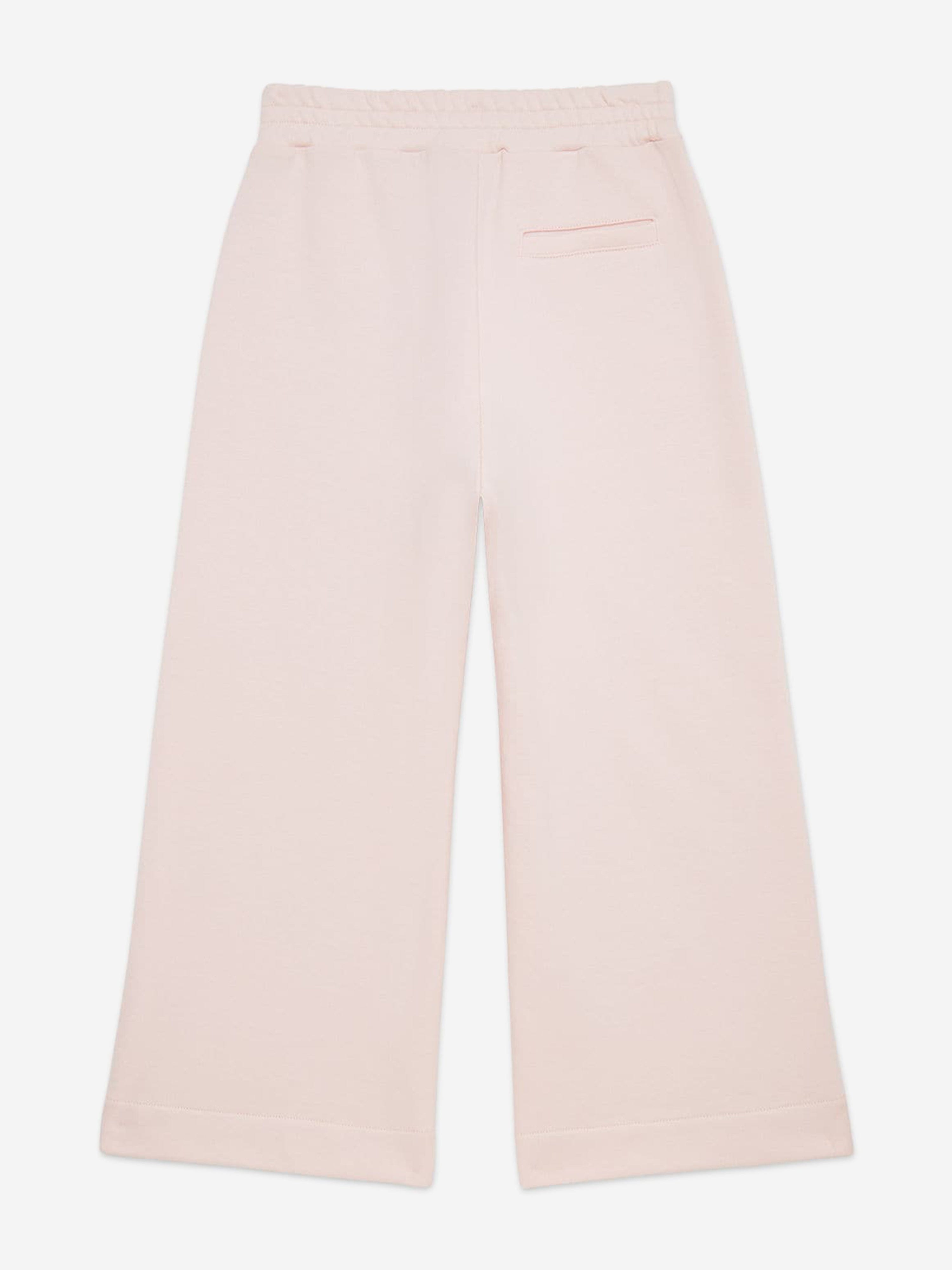 Fendi Girls Logo Joggers in Pink