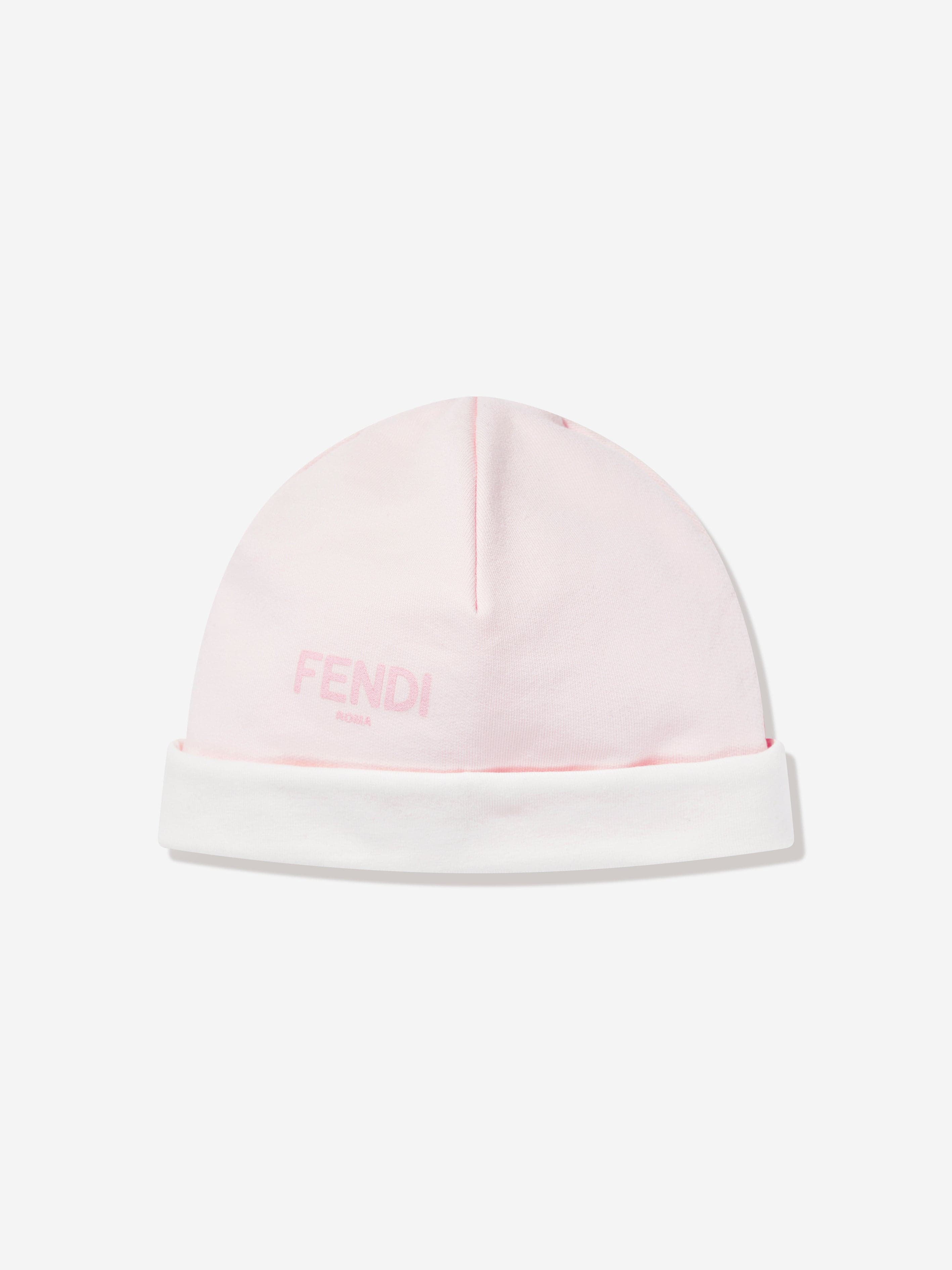 Fendi Baby Girls Romper Set in Pink