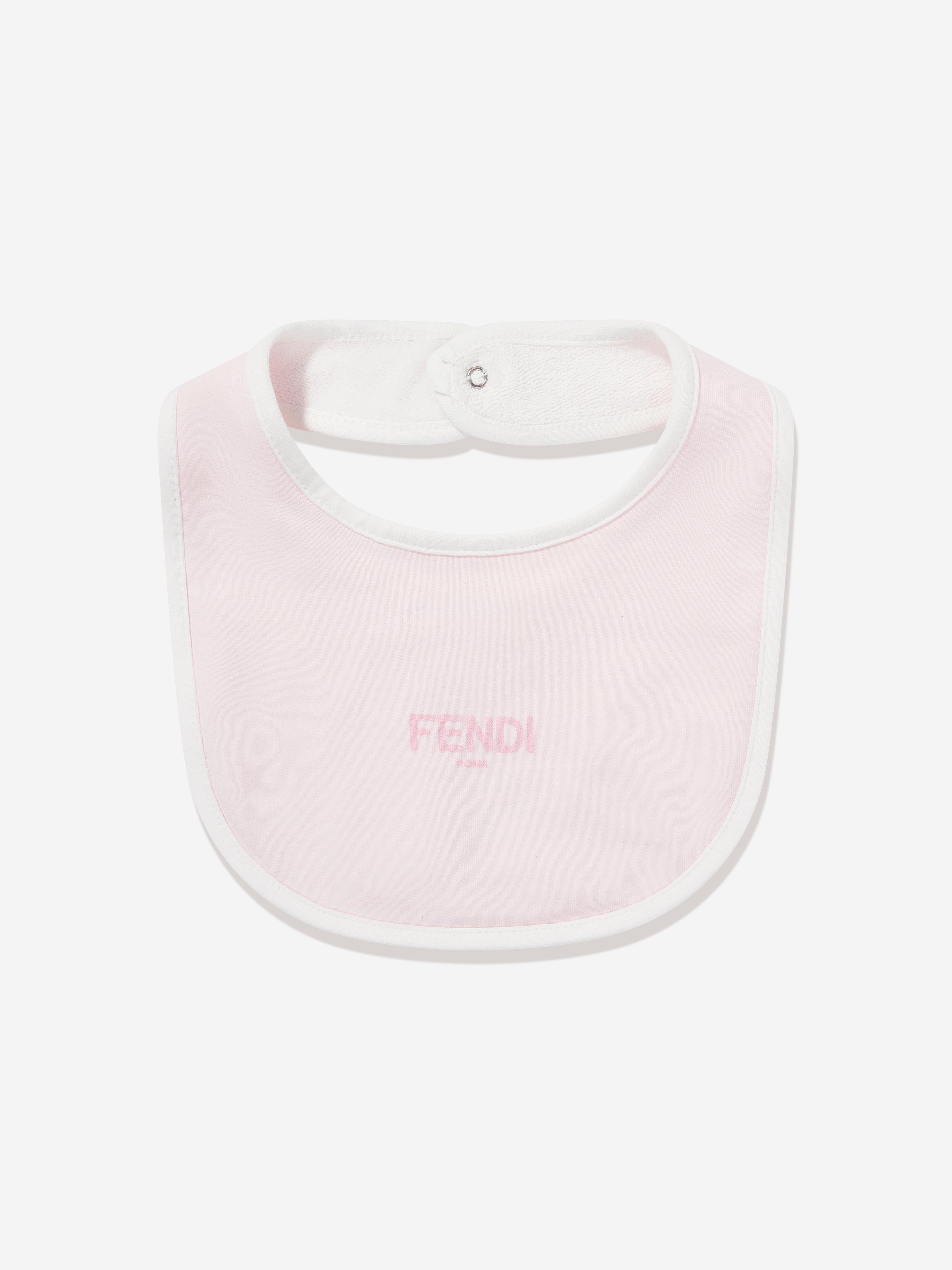 Fendi Baby Girls Romper Set in Pink