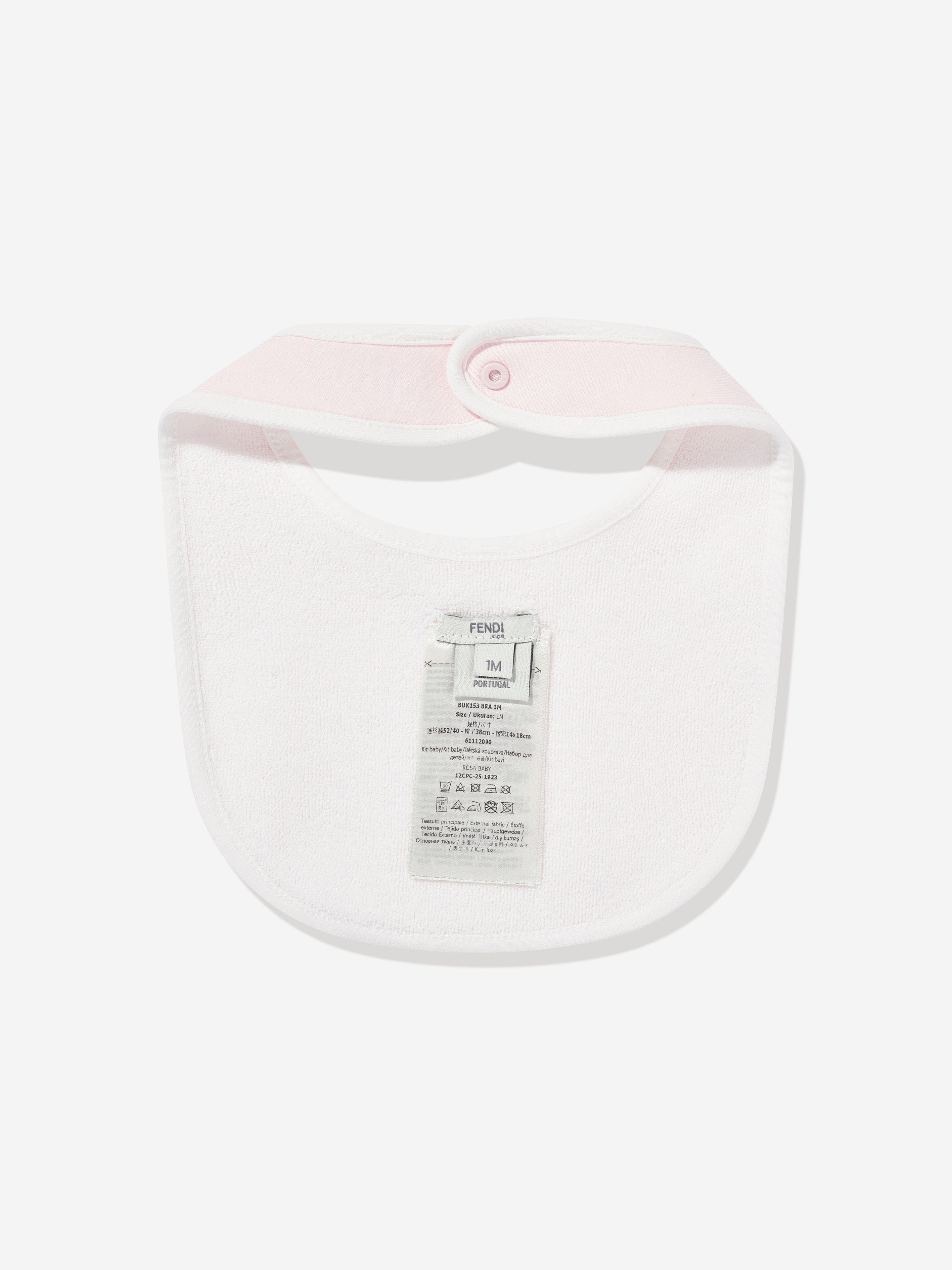 Fendi Baby Girls Romper Set in Pink