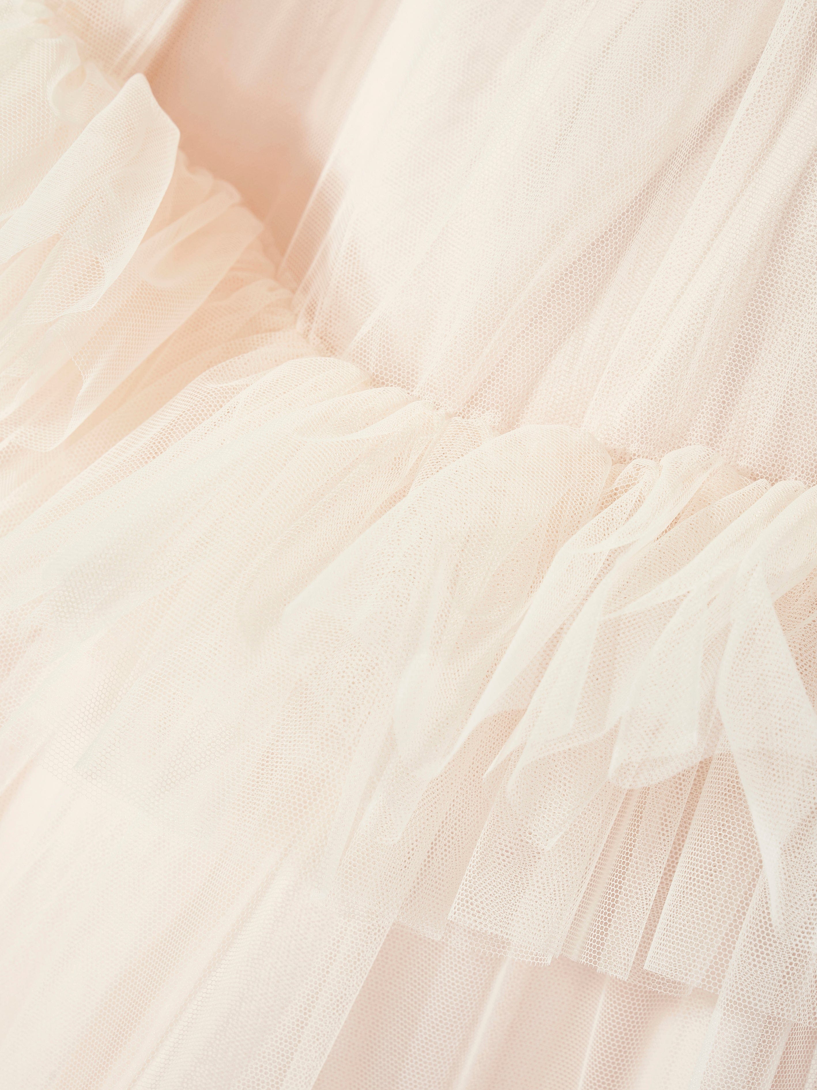 Fendi Girls Tulle Dress in Pink